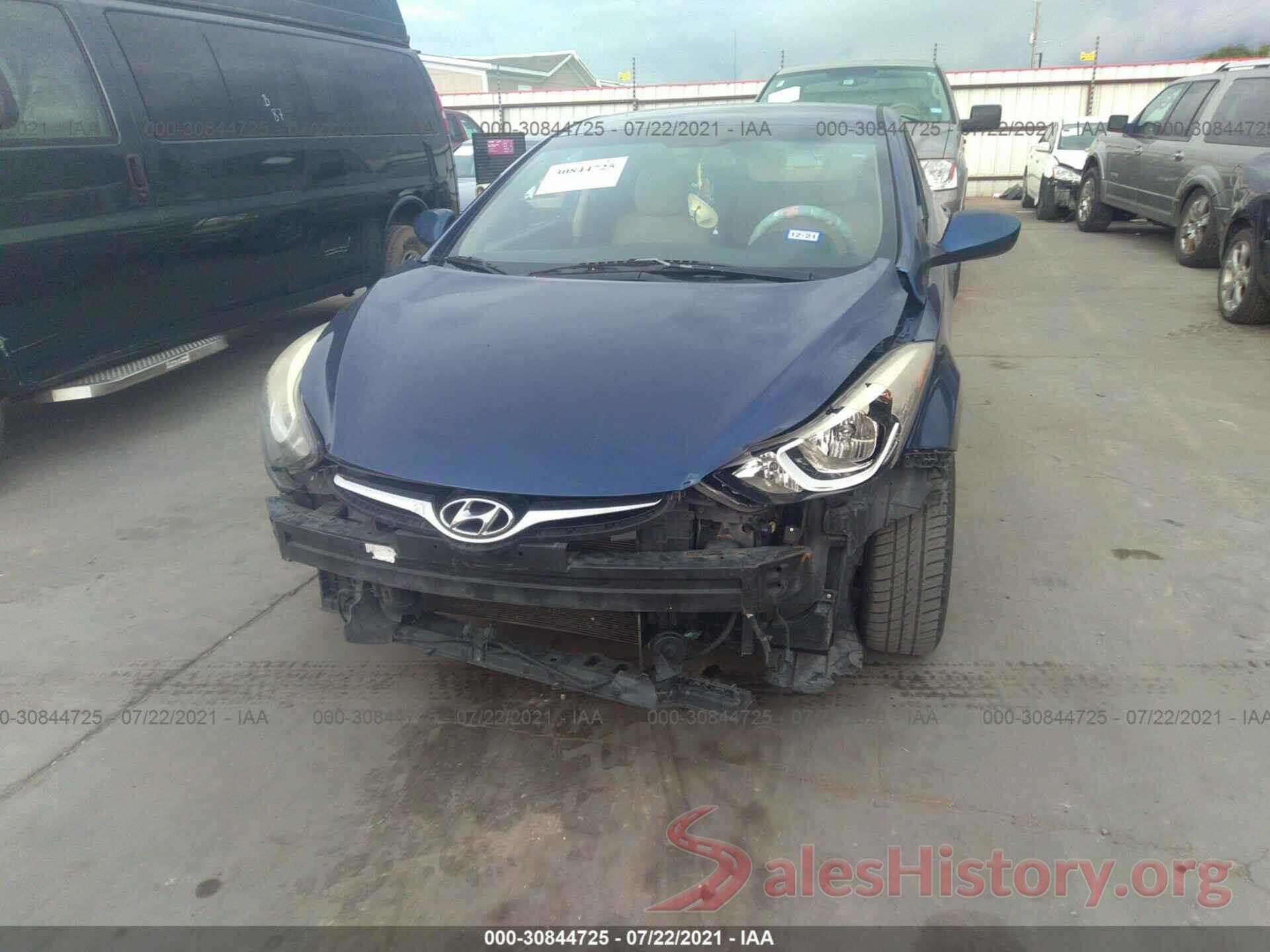 5NPDH4AE5GH725439 2016 HYUNDAI ELANTRA