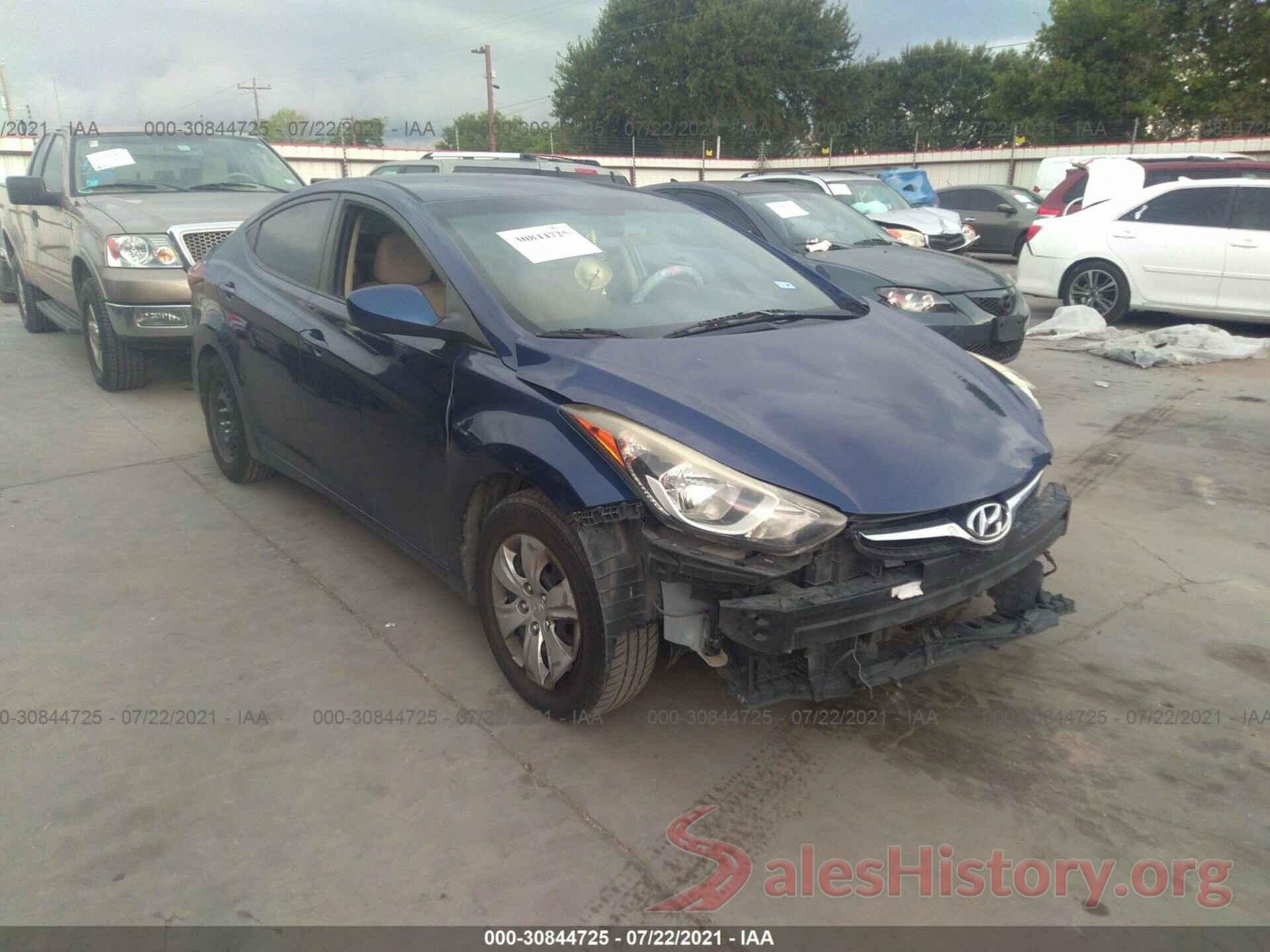 5NPDH4AE5GH725439 2016 HYUNDAI ELANTRA