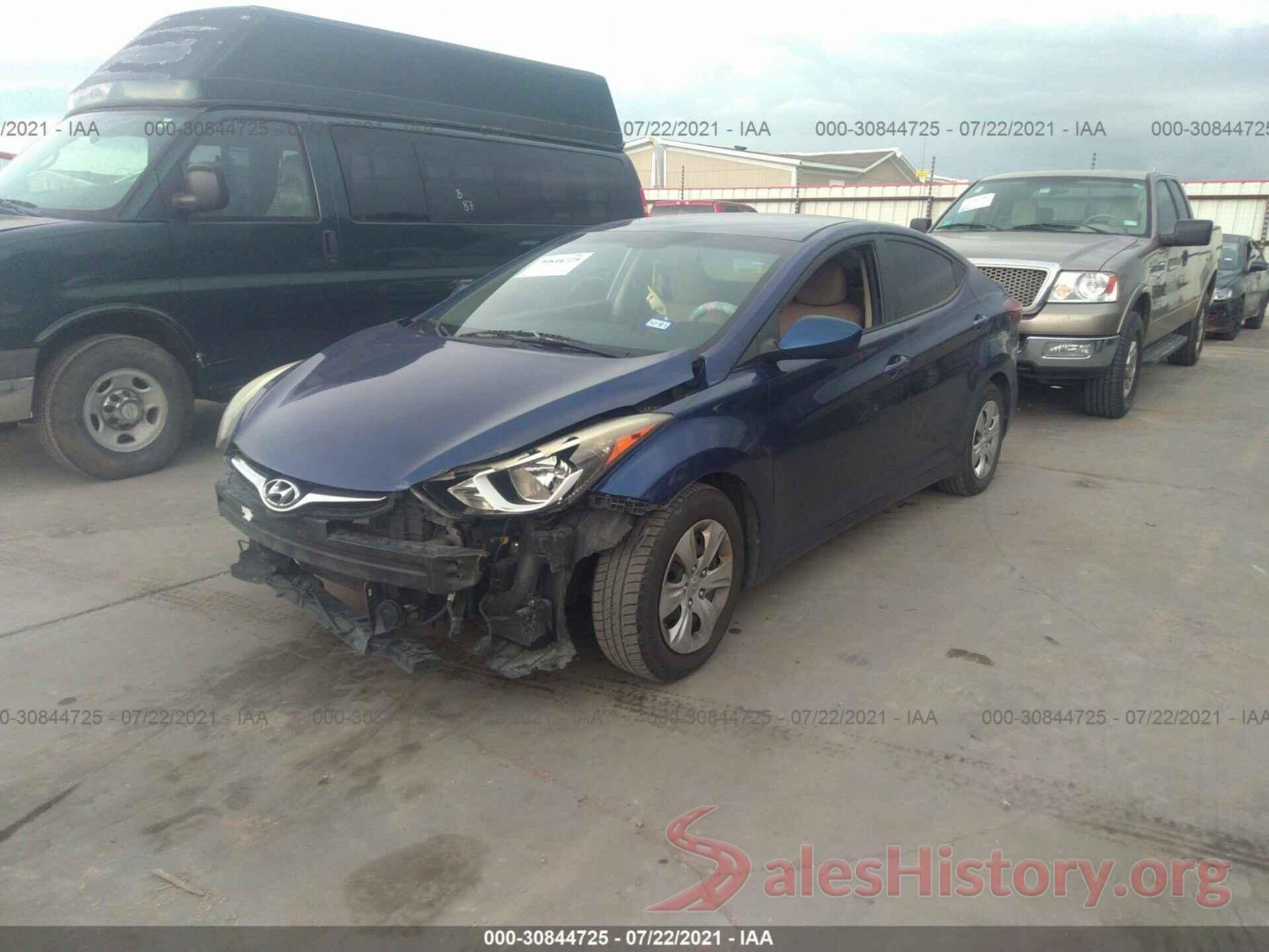 5NPDH4AE5GH725439 2016 HYUNDAI ELANTRA