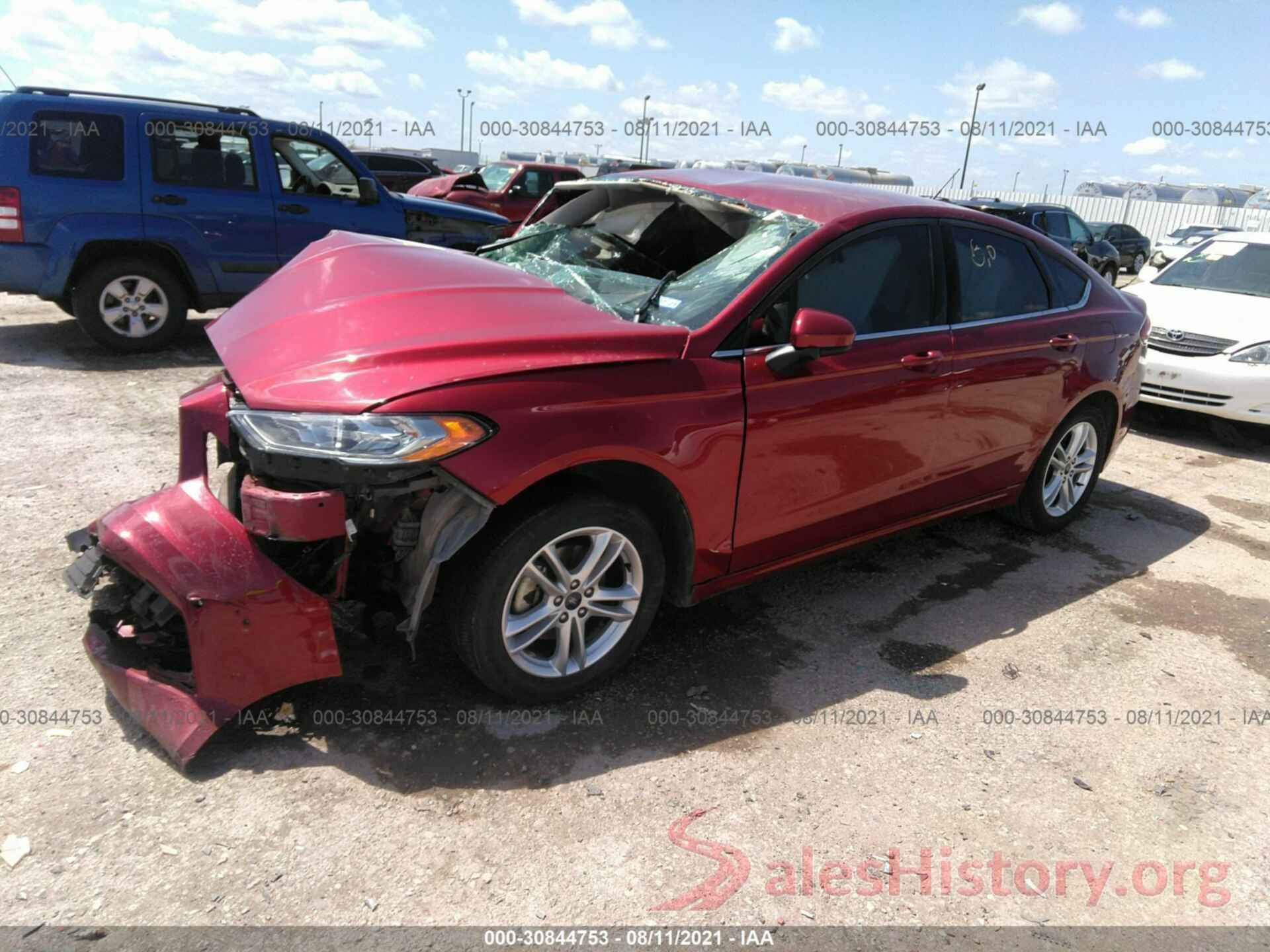 3FA6P0HD0JR180391 2018 FORD FUSION