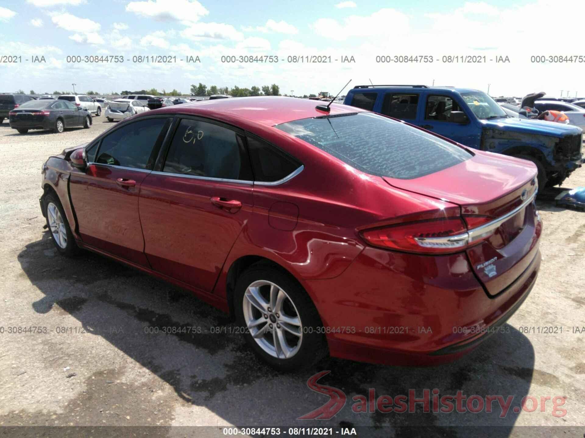 3FA6P0HD0JR180391 2018 FORD FUSION