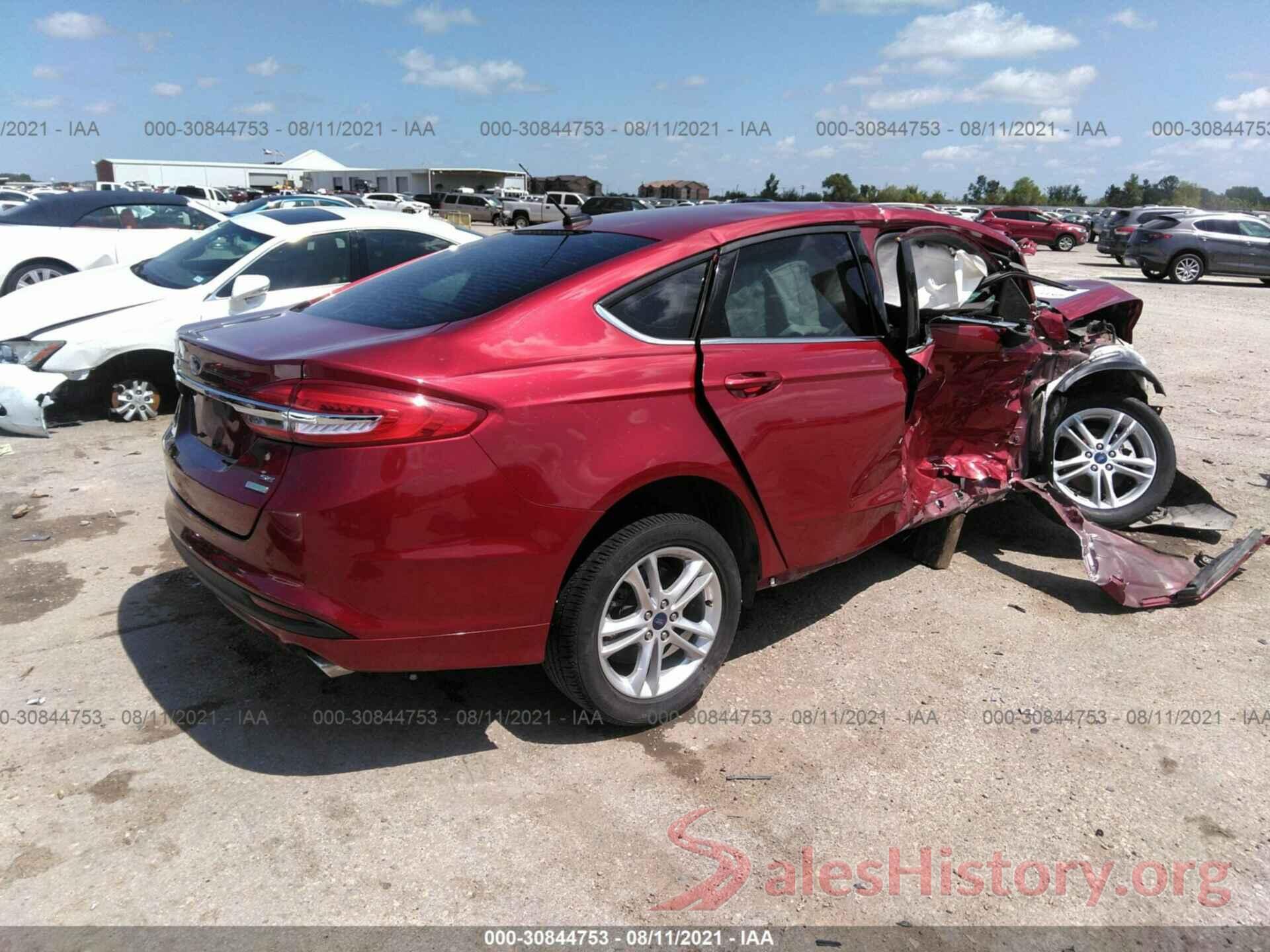 3FA6P0HD0JR180391 2018 FORD FUSION