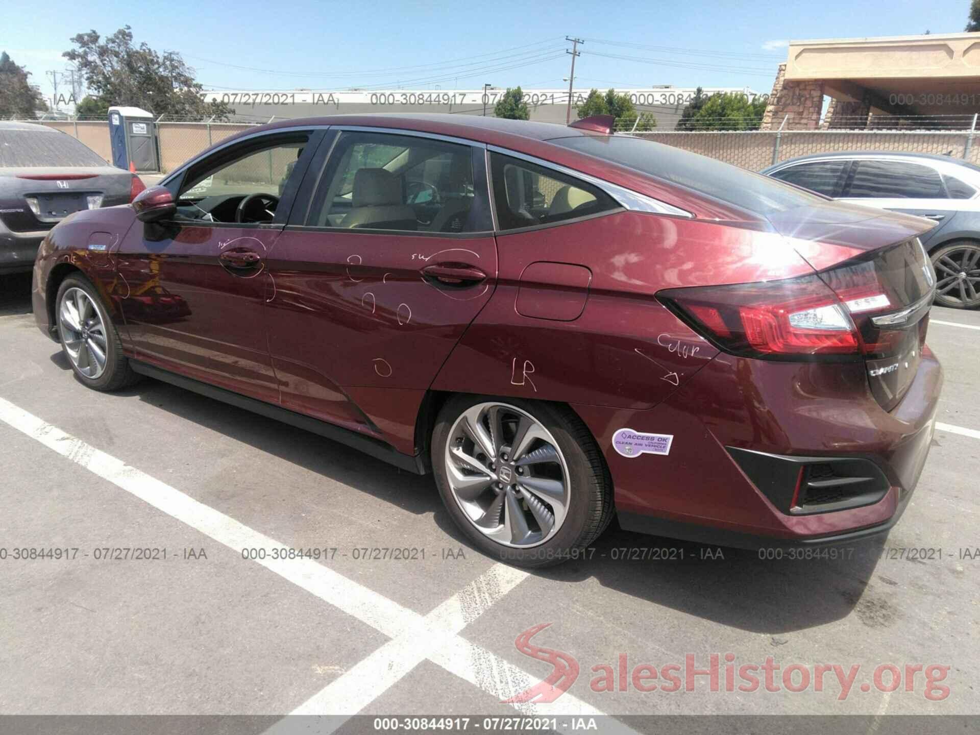 JHMZC5F13JC022519 2018 HONDA CLARITY PLUG-IN HYBRID