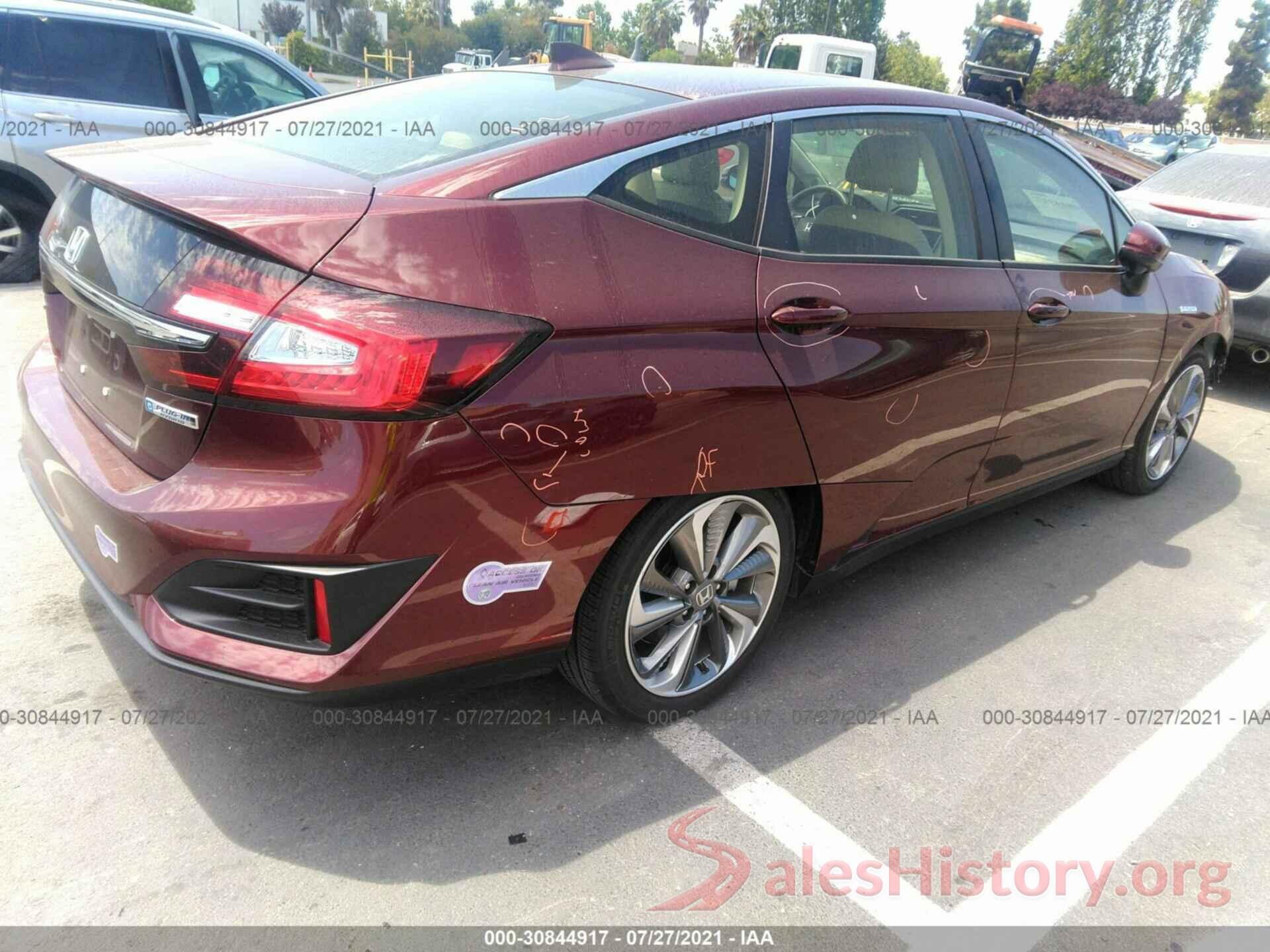 JHMZC5F13JC022519 2018 HONDA CLARITY PLUG-IN HYBRID