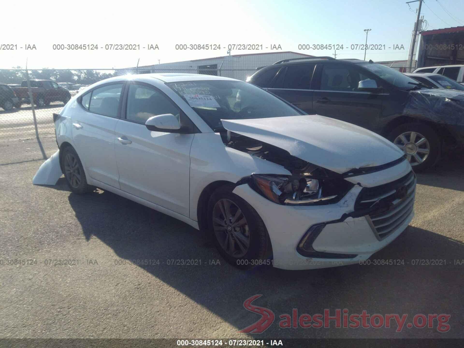 5NPD84LF8HH121892 2017 HYUNDAI ELANTRA