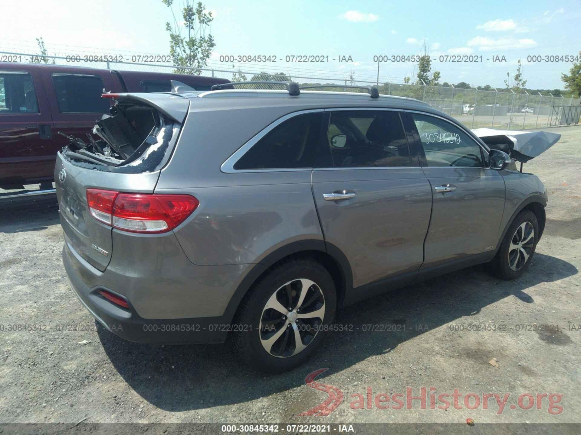 5XYPHDA16GG022708 2016 KIA SORENTO