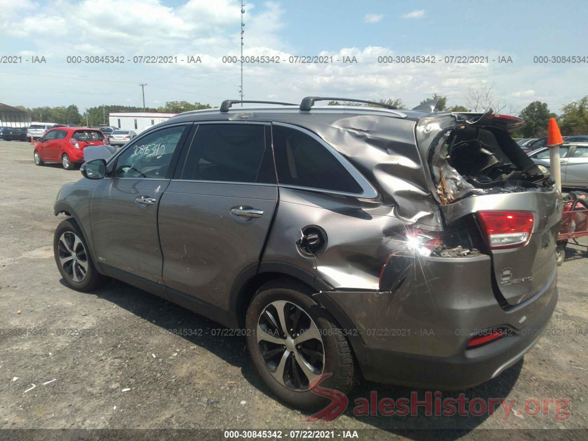 5XYPHDA16GG022708 2016 KIA SORENTO