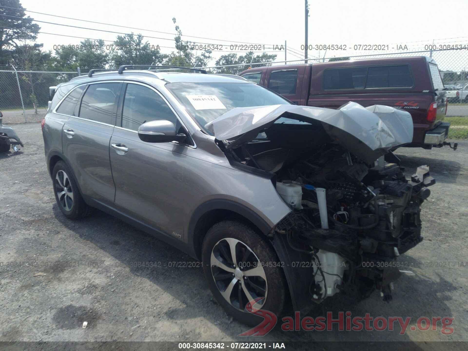 5XYPHDA16GG022708 2016 KIA SORENTO