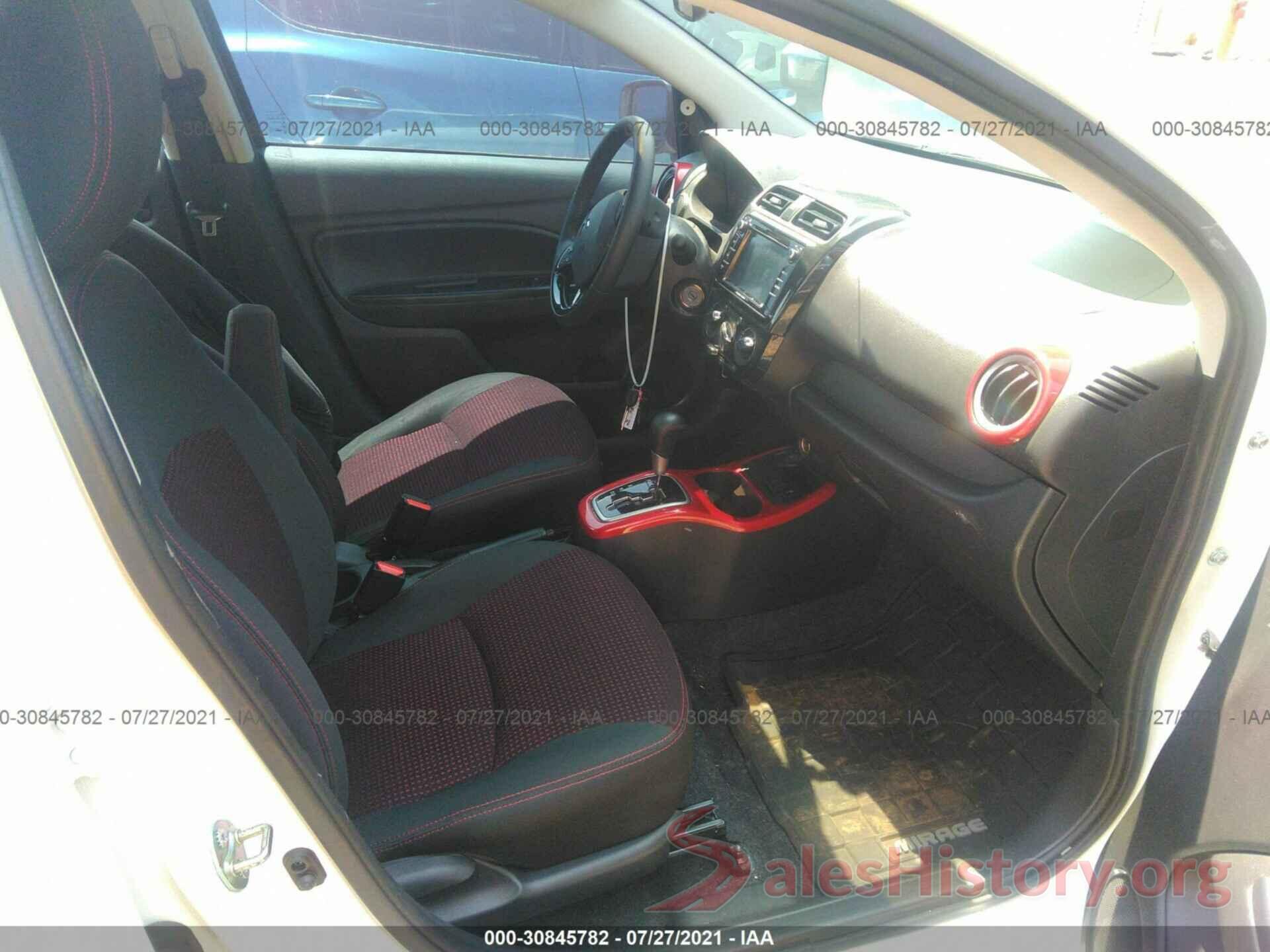 ML32A5HJ1KH007479 2019 MITSUBISHI MIRAGE