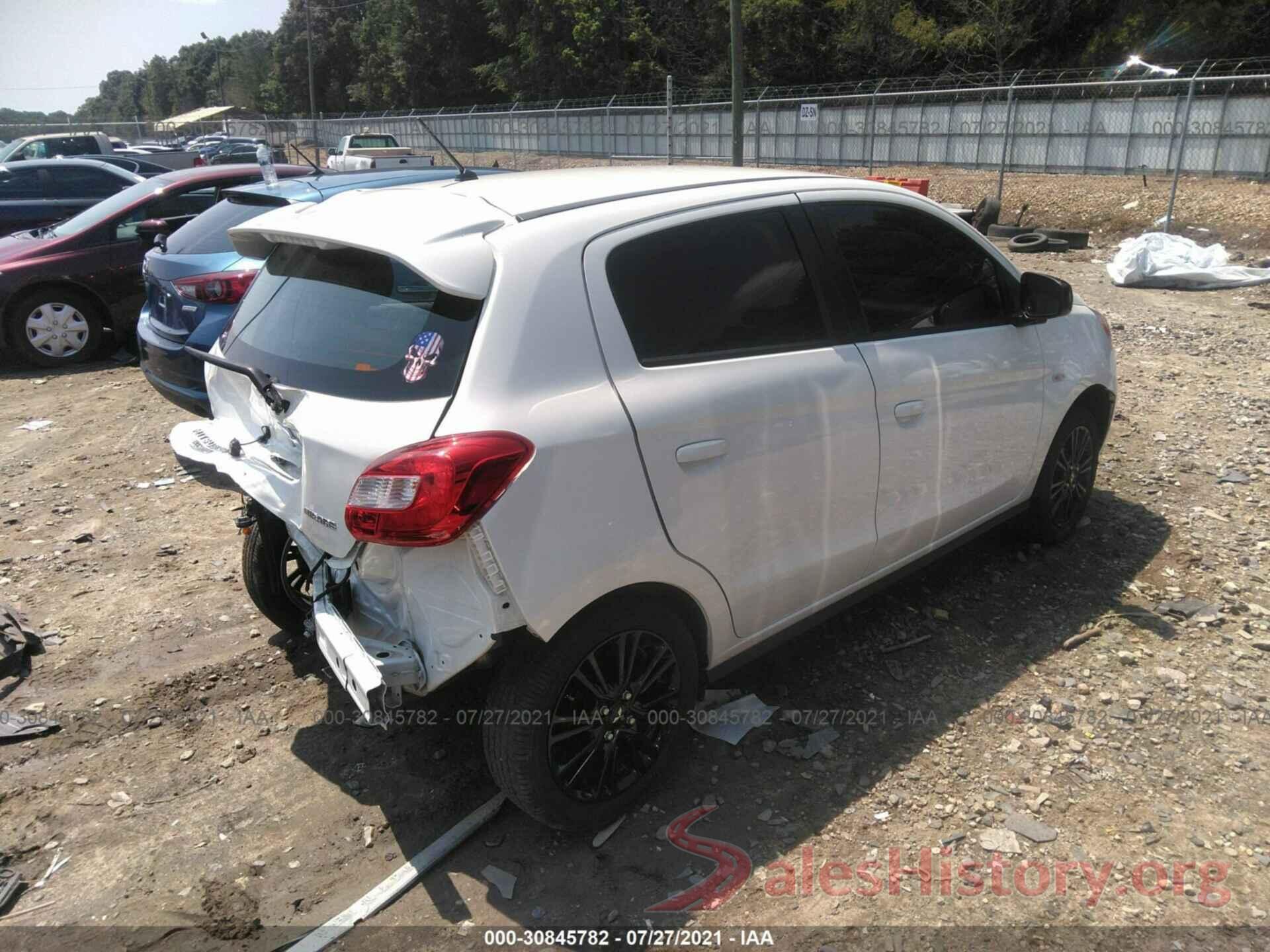 ML32A5HJ1KH007479 2019 MITSUBISHI MIRAGE