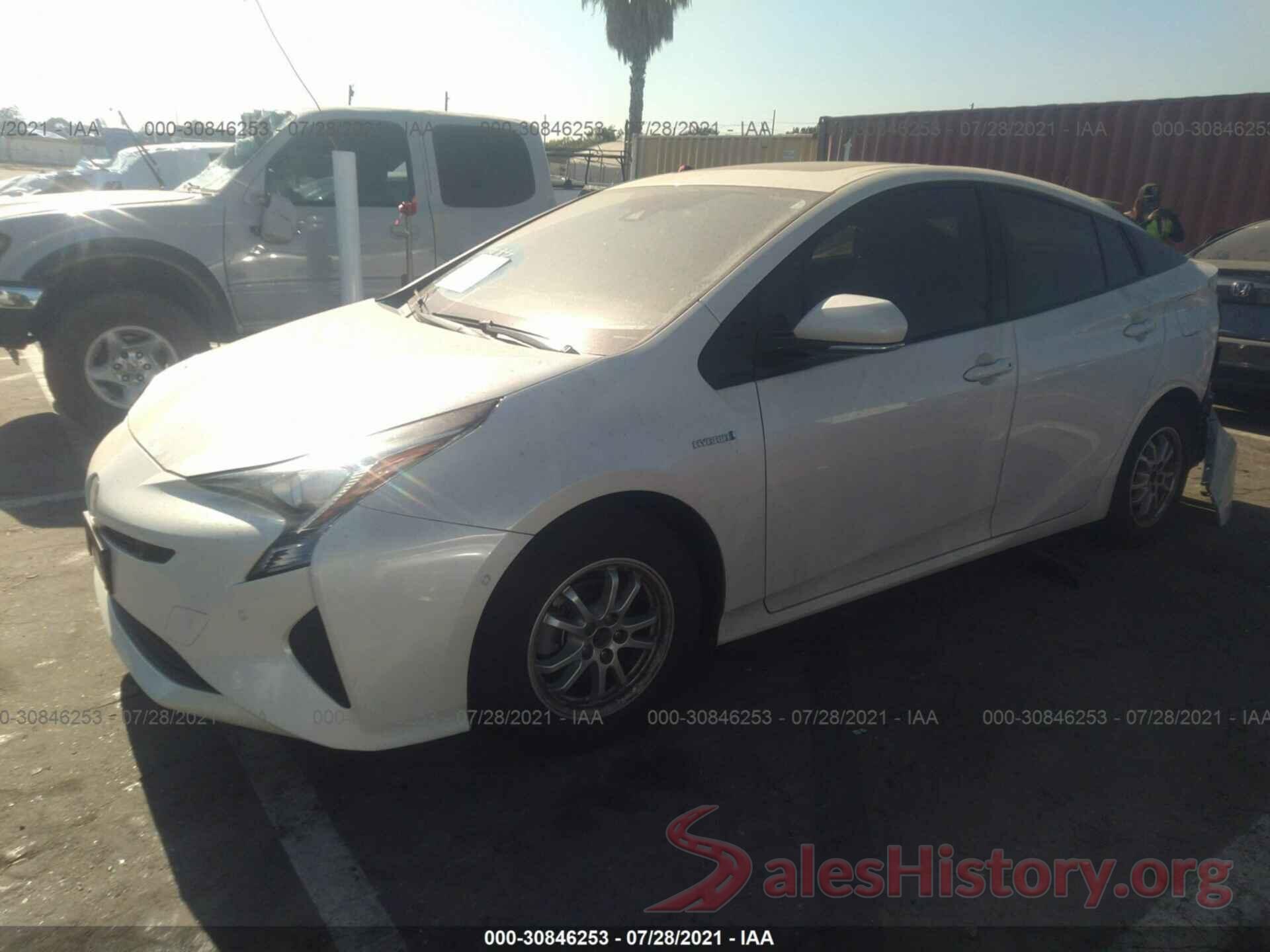 JTDKARFU2H3033807 2017 TOYOTA PRIUS