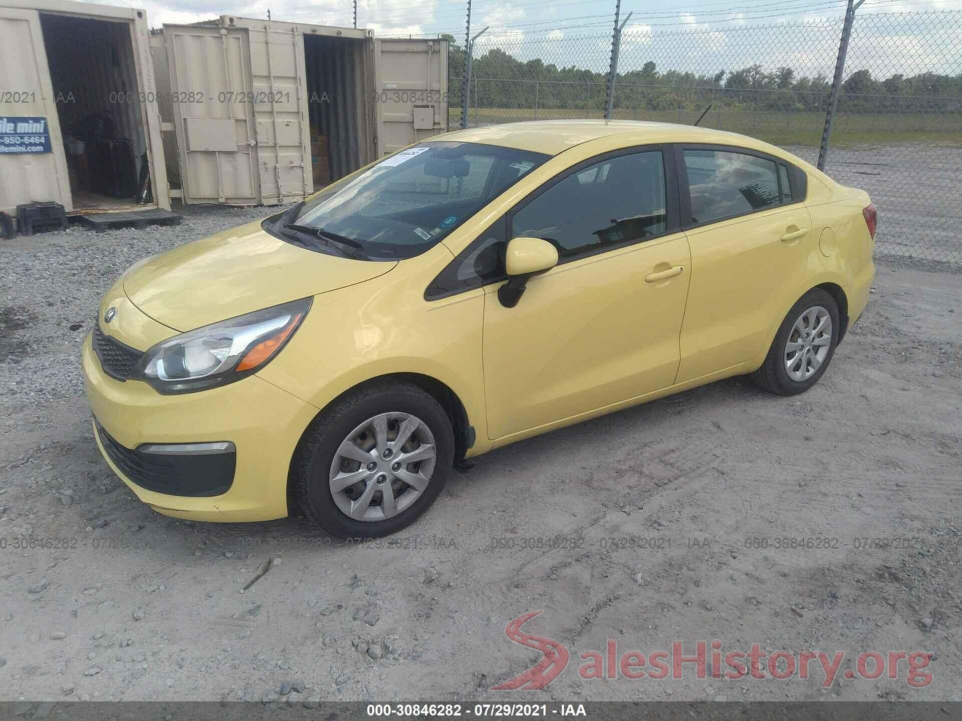 KNADM4A33G6663699 2016 KIA RIO