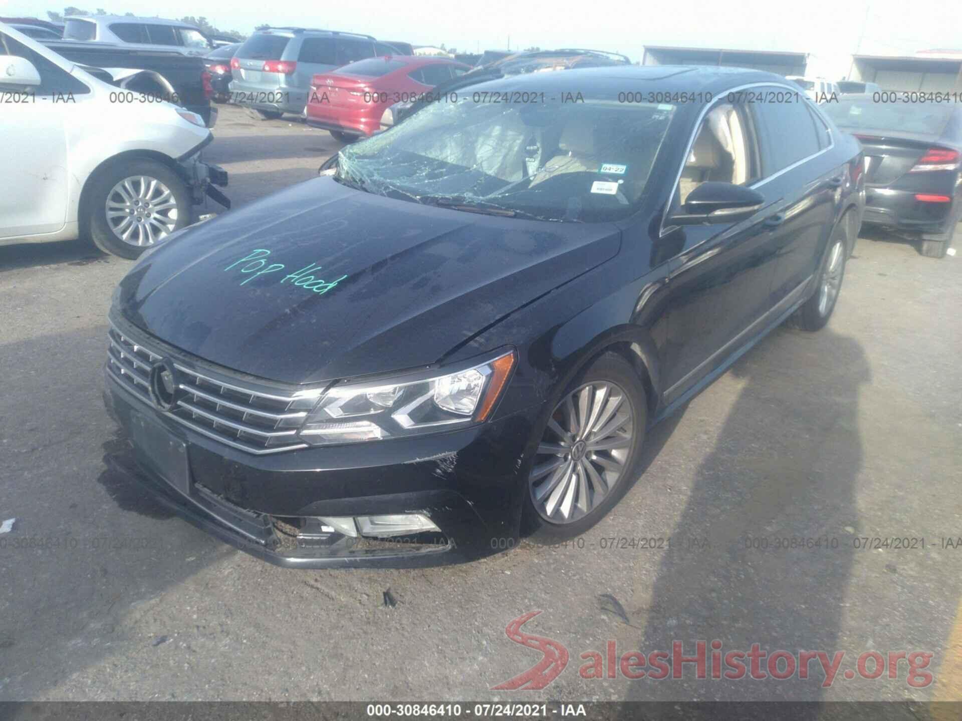 1VWBS7A34GC050989 2016 VOLKSWAGEN PASSAT