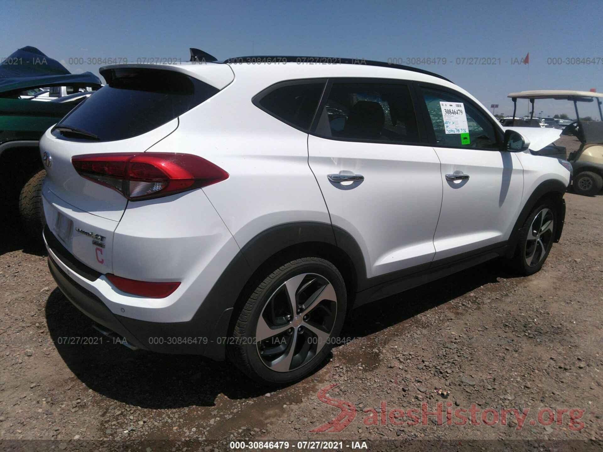 KM8J3CA22GU030399 2016 HYUNDAI TUCSON