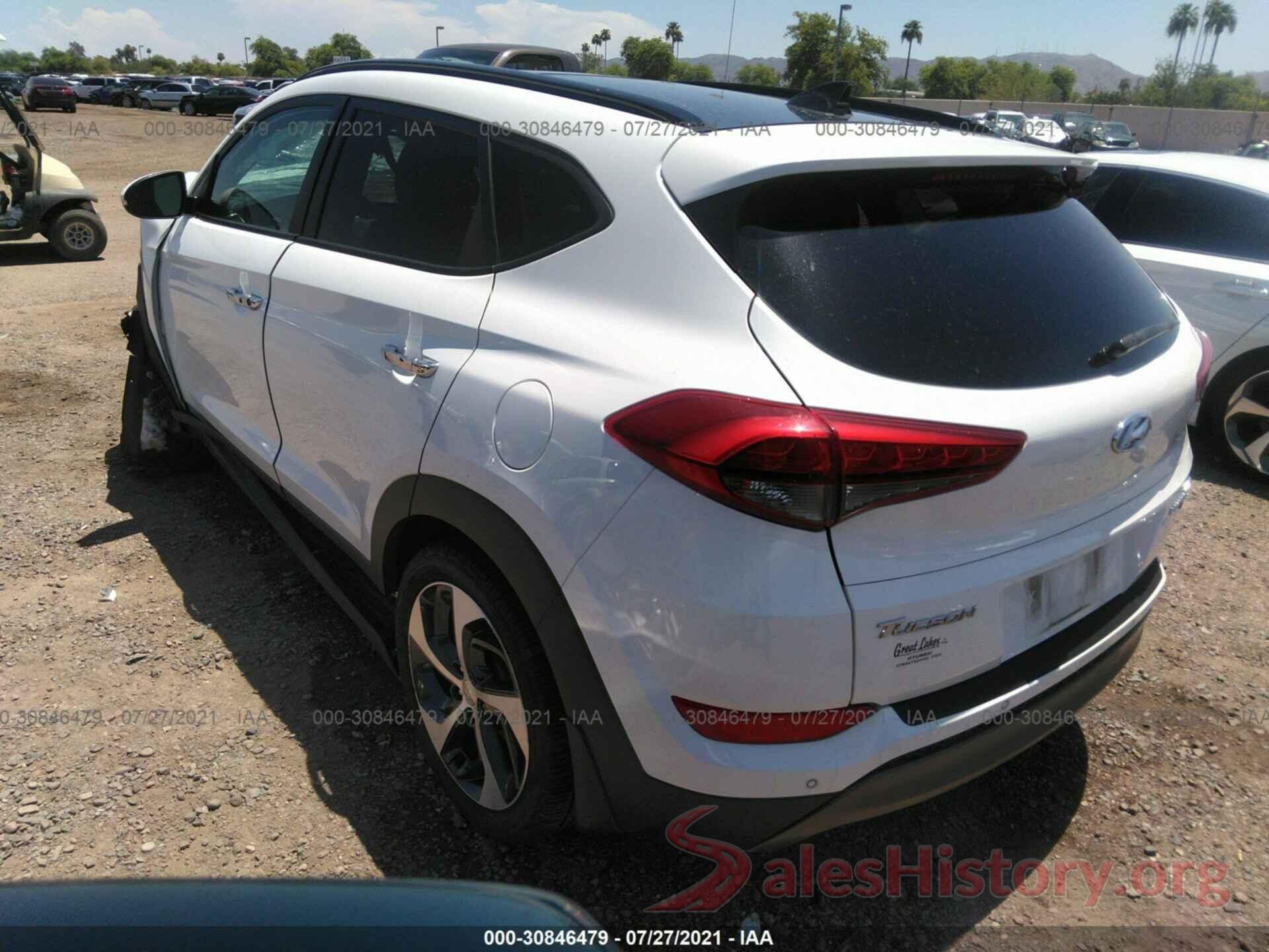 KM8J3CA22GU030399 2016 HYUNDAI TUCSON