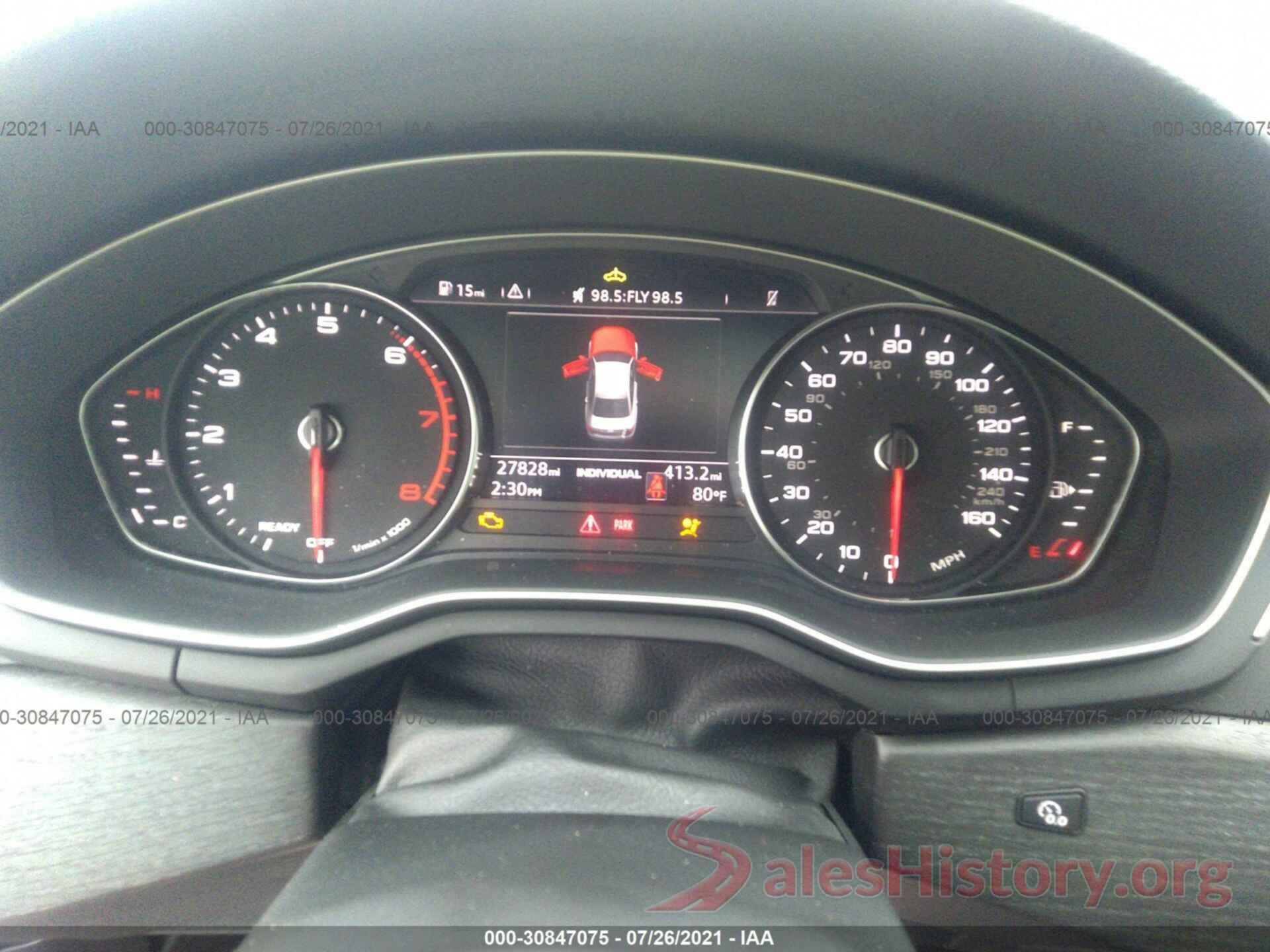 WAUNNAF42JA114470 2018 AUDI A4