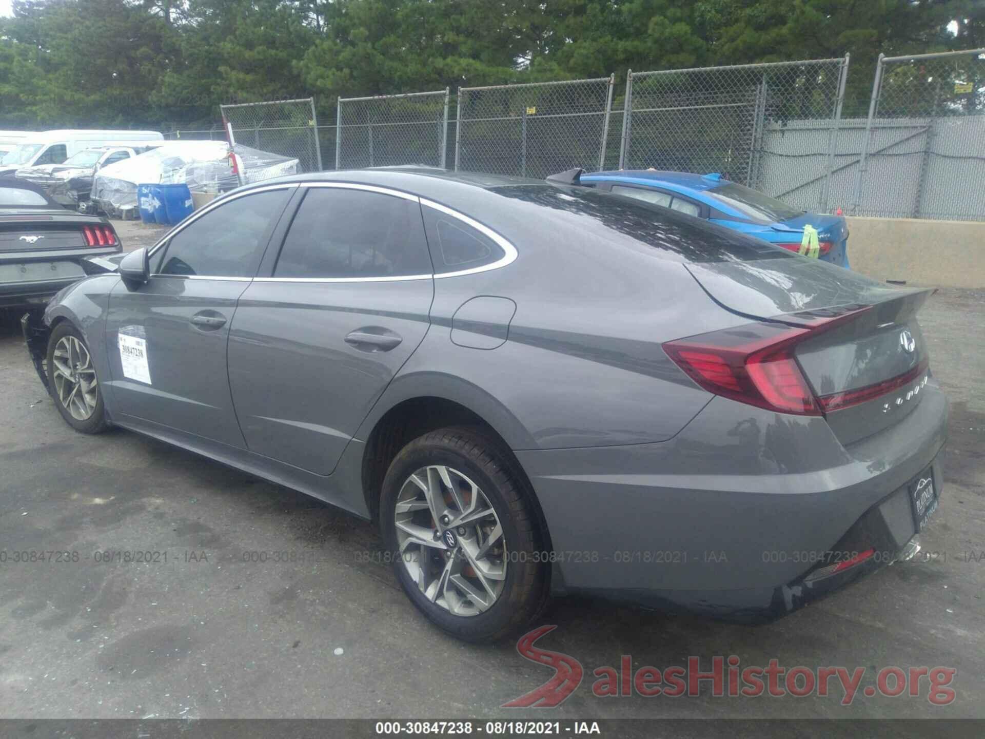 5NPEL4JA2MH076453 2021 HYUNDAI SONATA