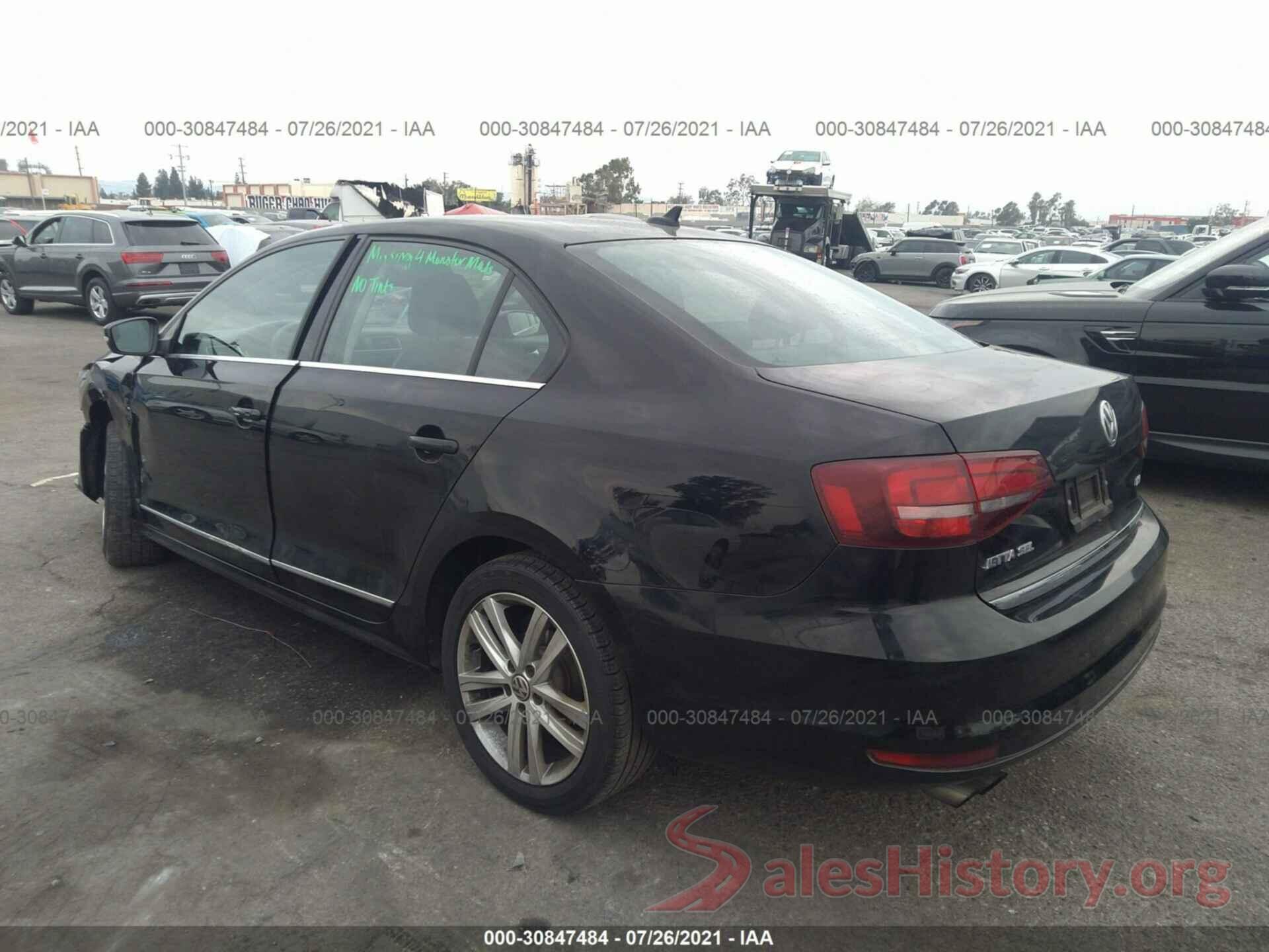 3VWL17AJ1HM265400 2017 VOLKSWAGEN JETTA