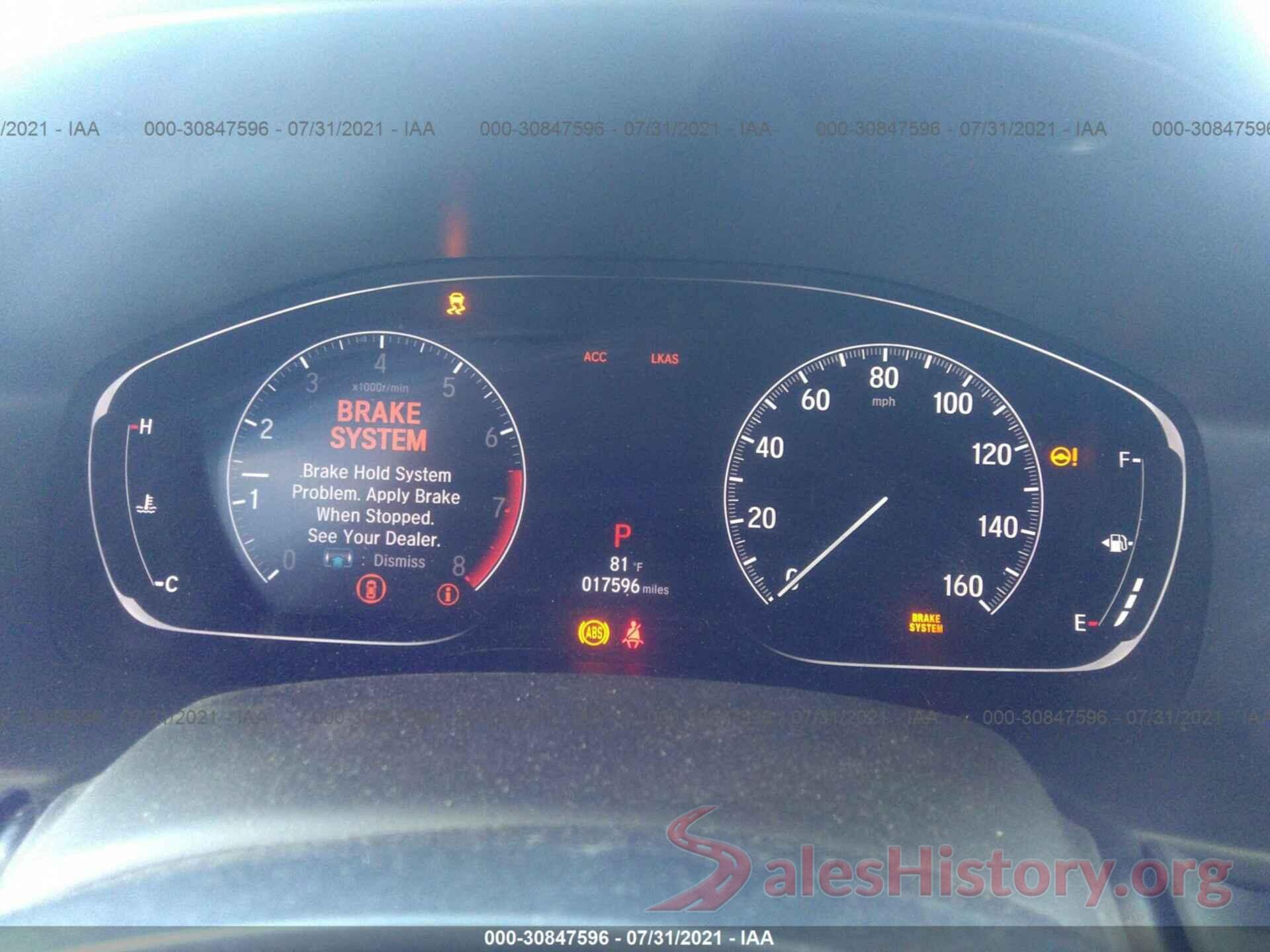 1HGCV1F16LA115609 2020 HONDA ACCORD SEDAN