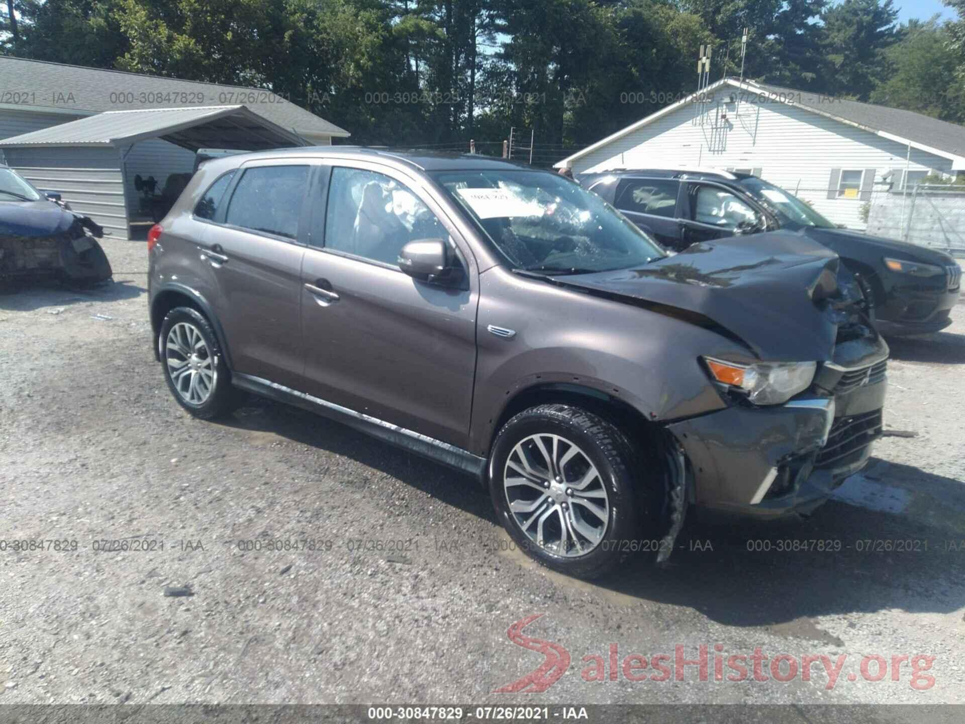 JA4AP3AU1GZ061103 2016 MITSUBISHI OUTLANDER SPORT