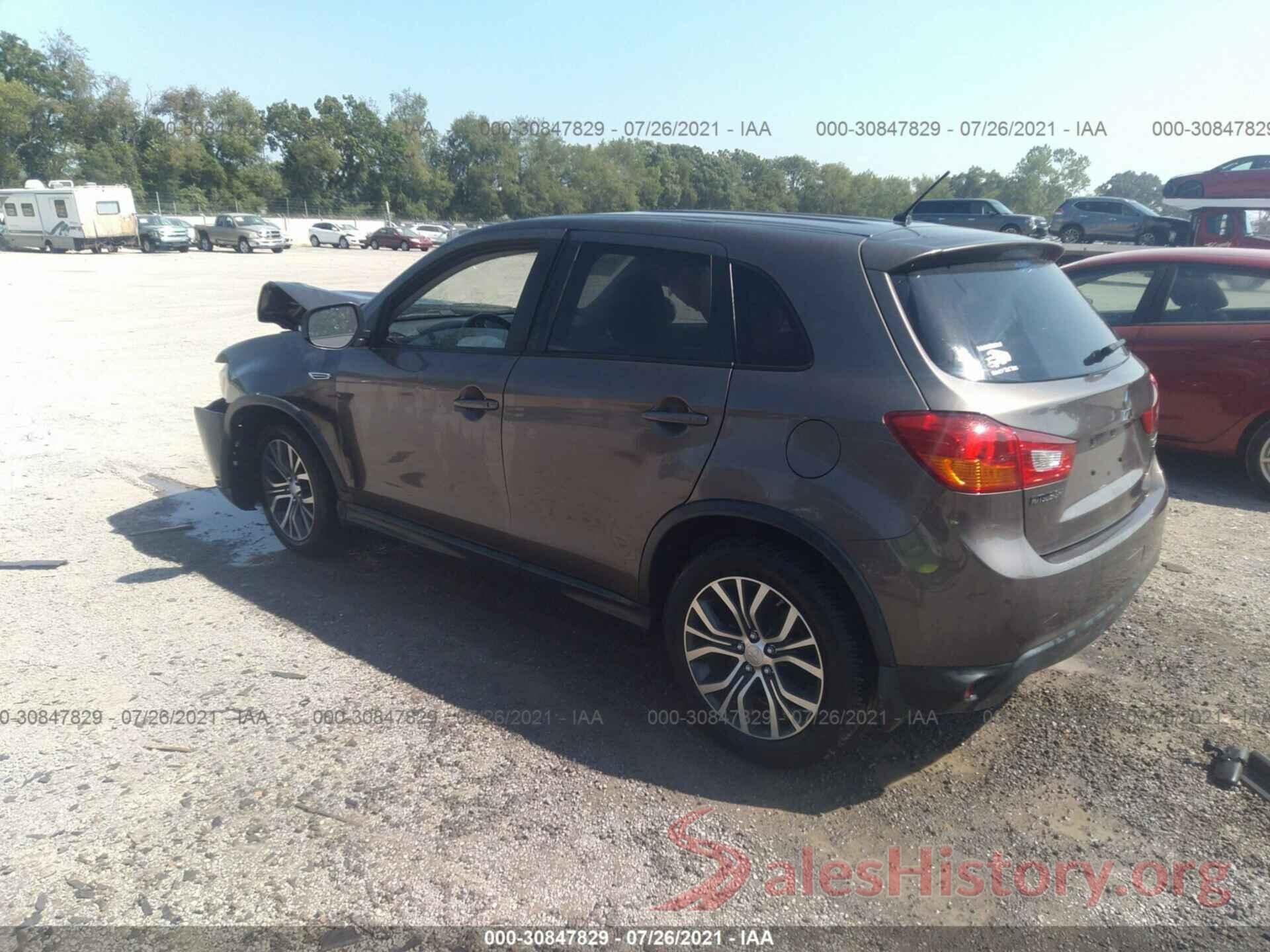 JA4AP3AU1GZ061103 2016 MITSUBISHI OUTLANDER SPORT