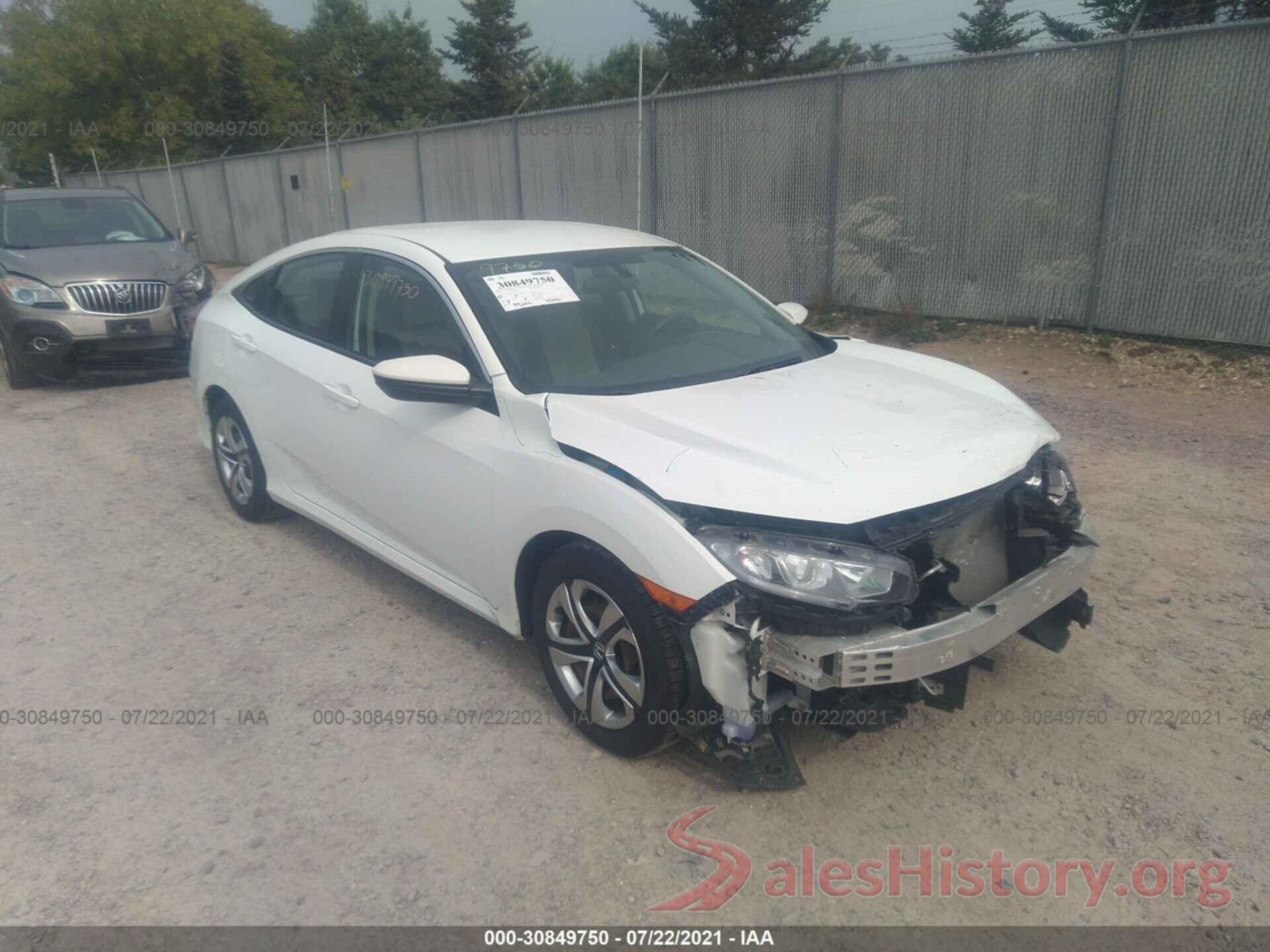 19XFC2F52GE011230 2016 HONDA CIVIC SEDAN