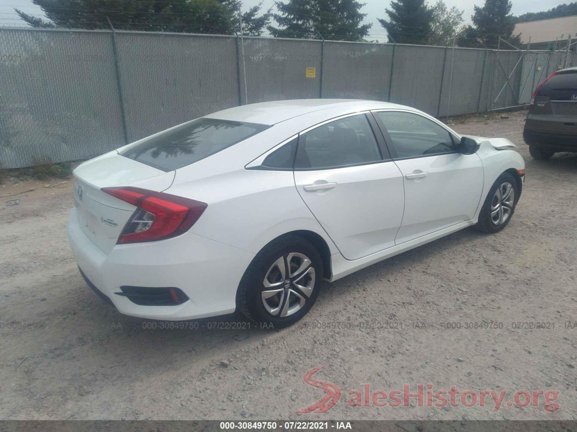 19XFC2F52GE011230 2016 HONDA CIVIC SEDAN