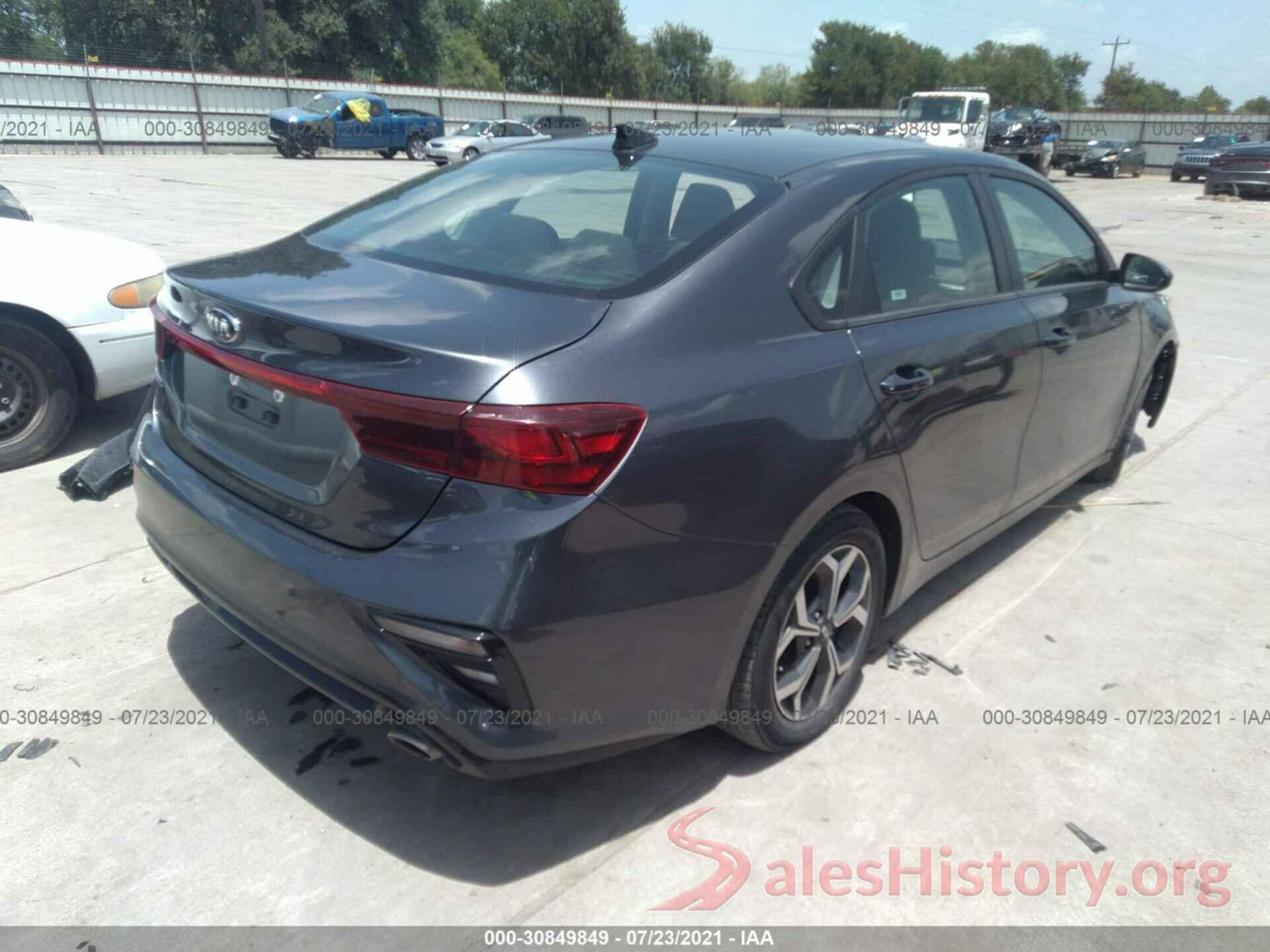 3KPF24AD7LE141091 2020 KIA FORTE