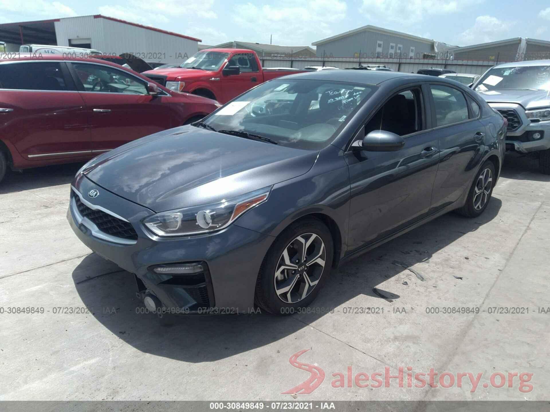 3KPF24AD7LE141091 2020 KIA FORTE