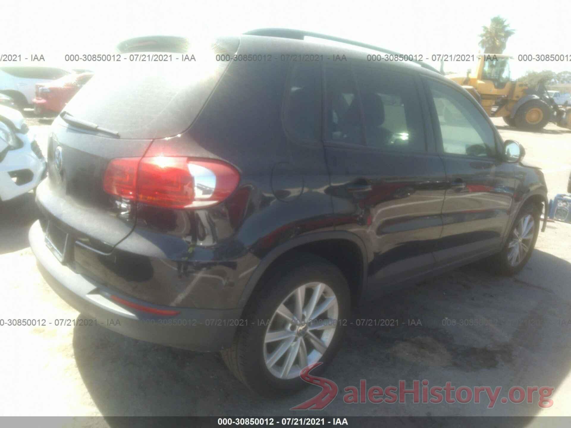 WVGAV7AX7HK054353 2017 VOLKSWAGEN TIGUAN