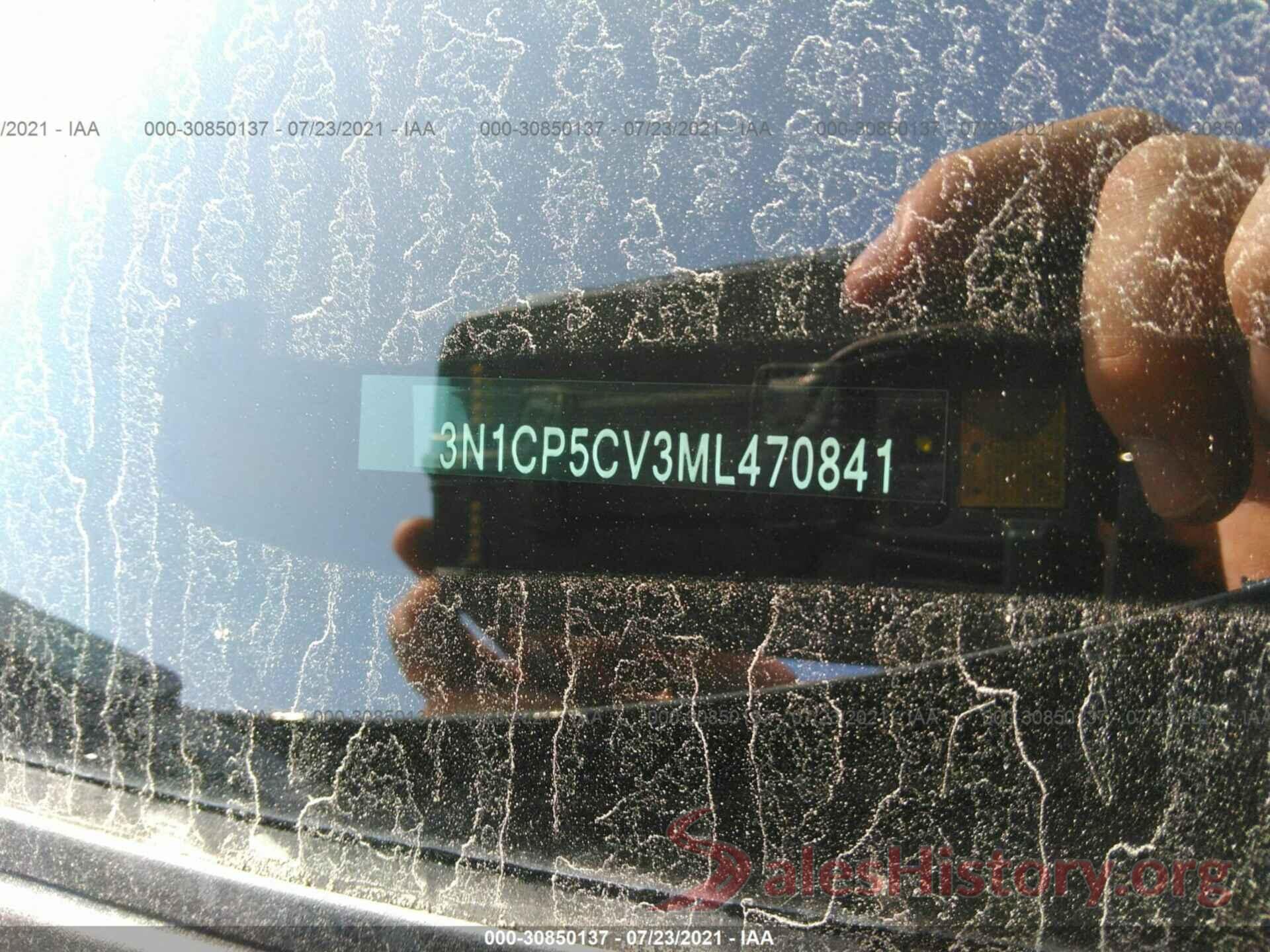 3N1CP5CV3ML470841 2021 NISSAN KICKS