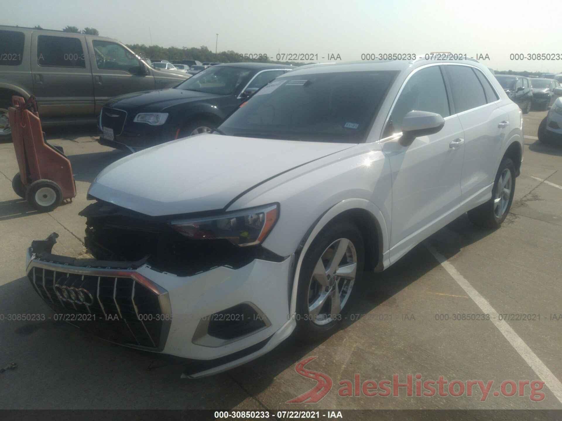 WA1AECF37L1030906 2020 AUDI Q3