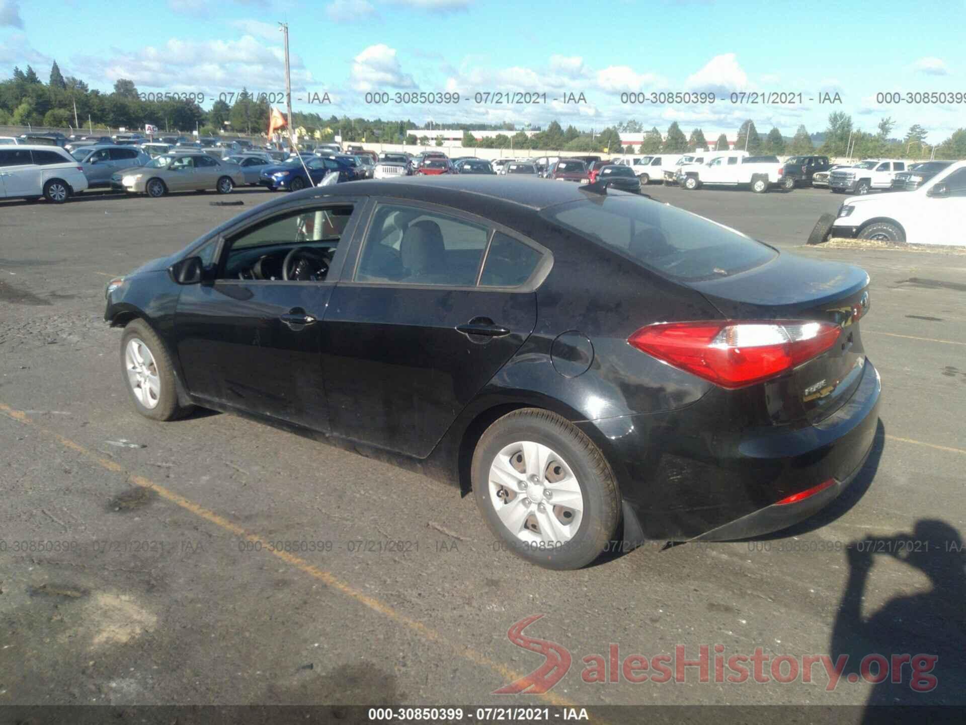 KNAFK4A68G5463559 2016 KIA FORTE