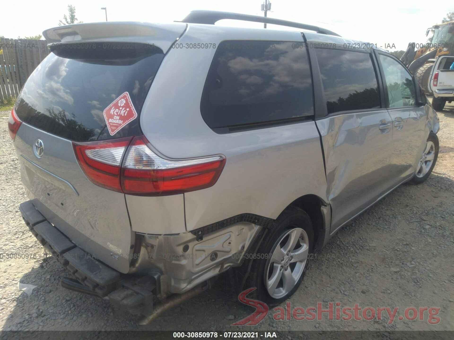 5TDKK3DC5GS724427 2016 TOYOTA SIENNA