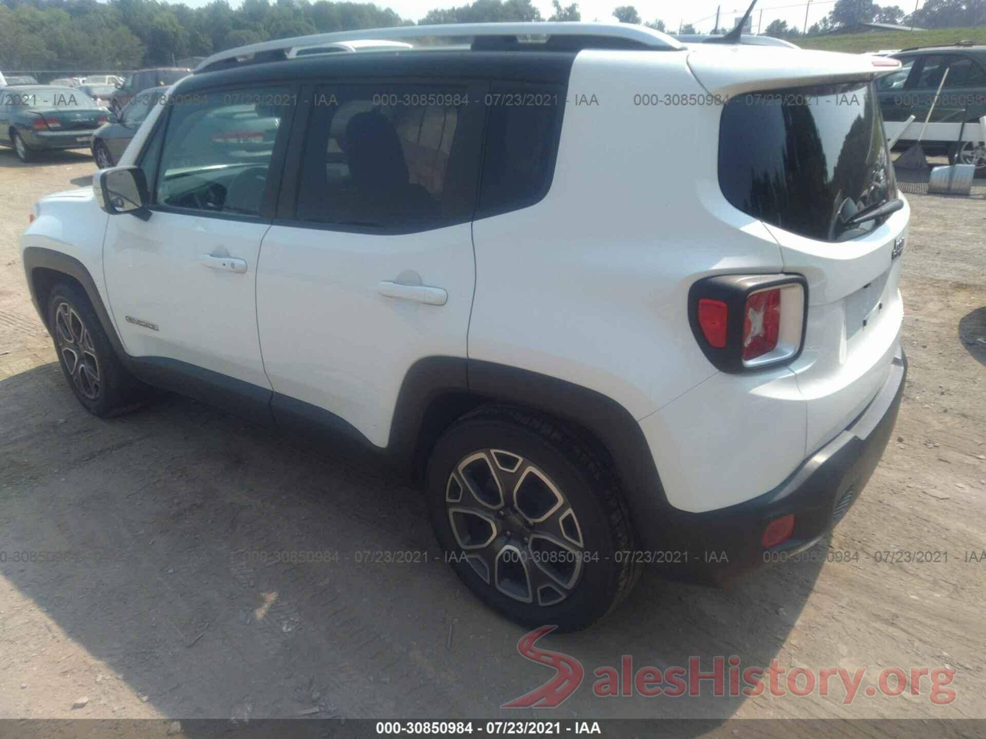 ZACCJADT0GPD74925 2016 JEEP RENEGADE