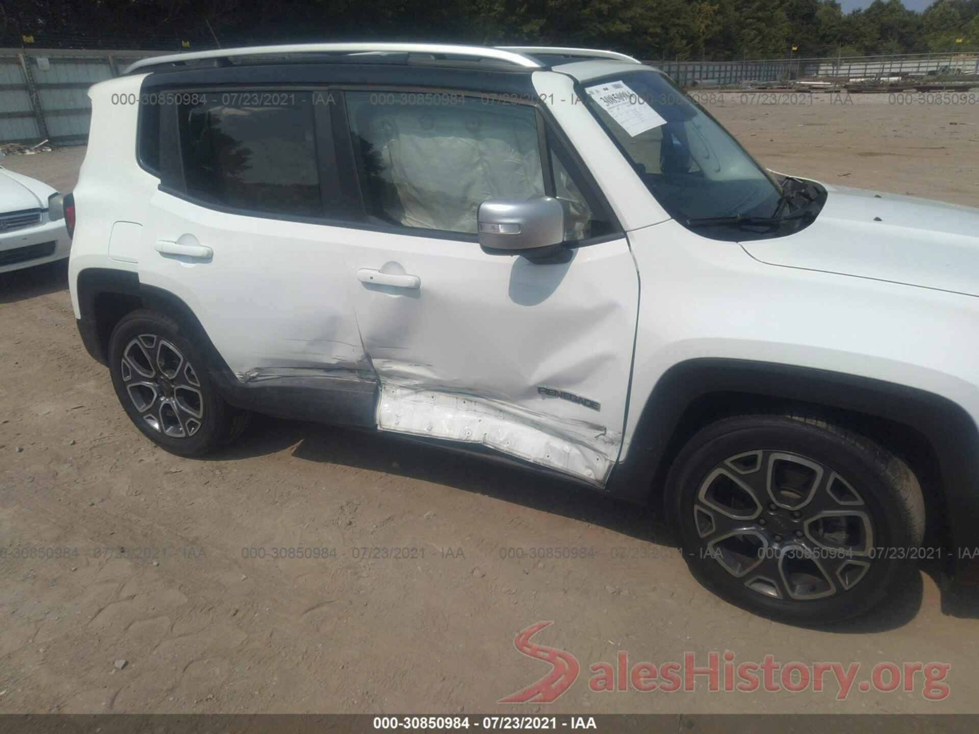 ZACCJADT0GPD74925 2016 JEEP RENEGADE