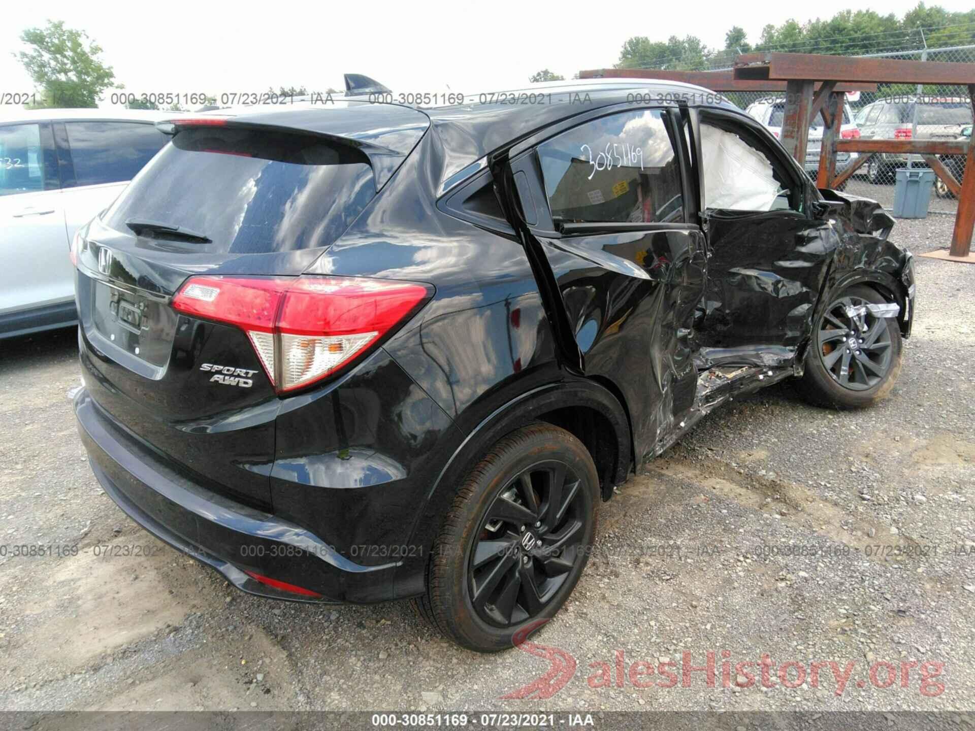 3CZRU6H13MM719221 2021 HONDA HR-V