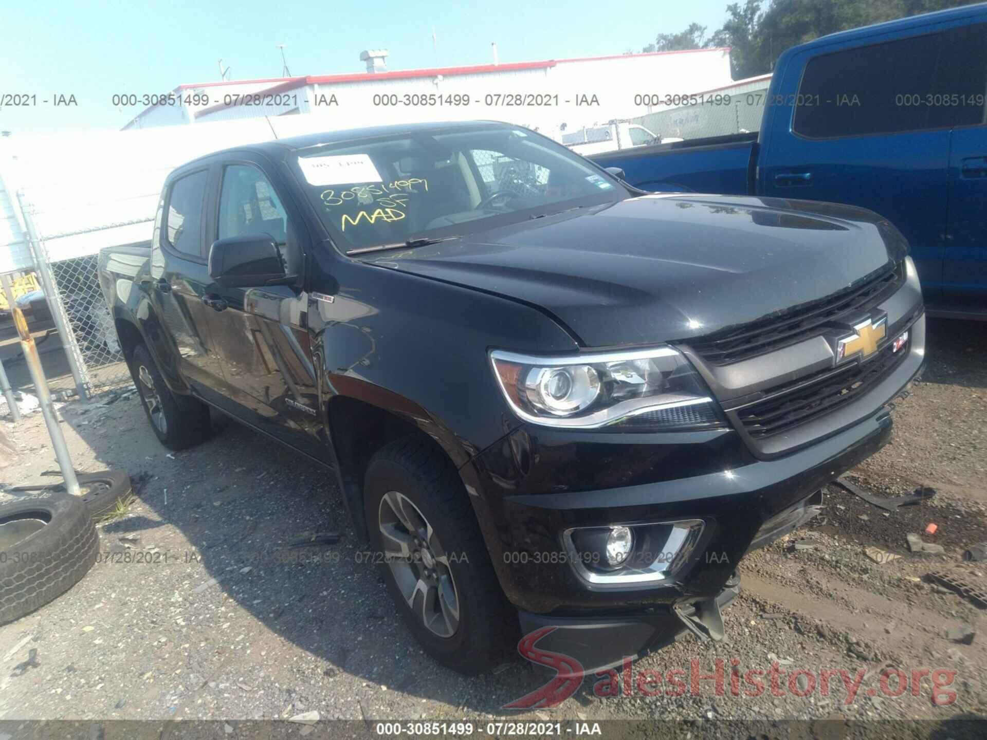 1GCPTDE10H1156219 2017 CHEVROLET COLORADO