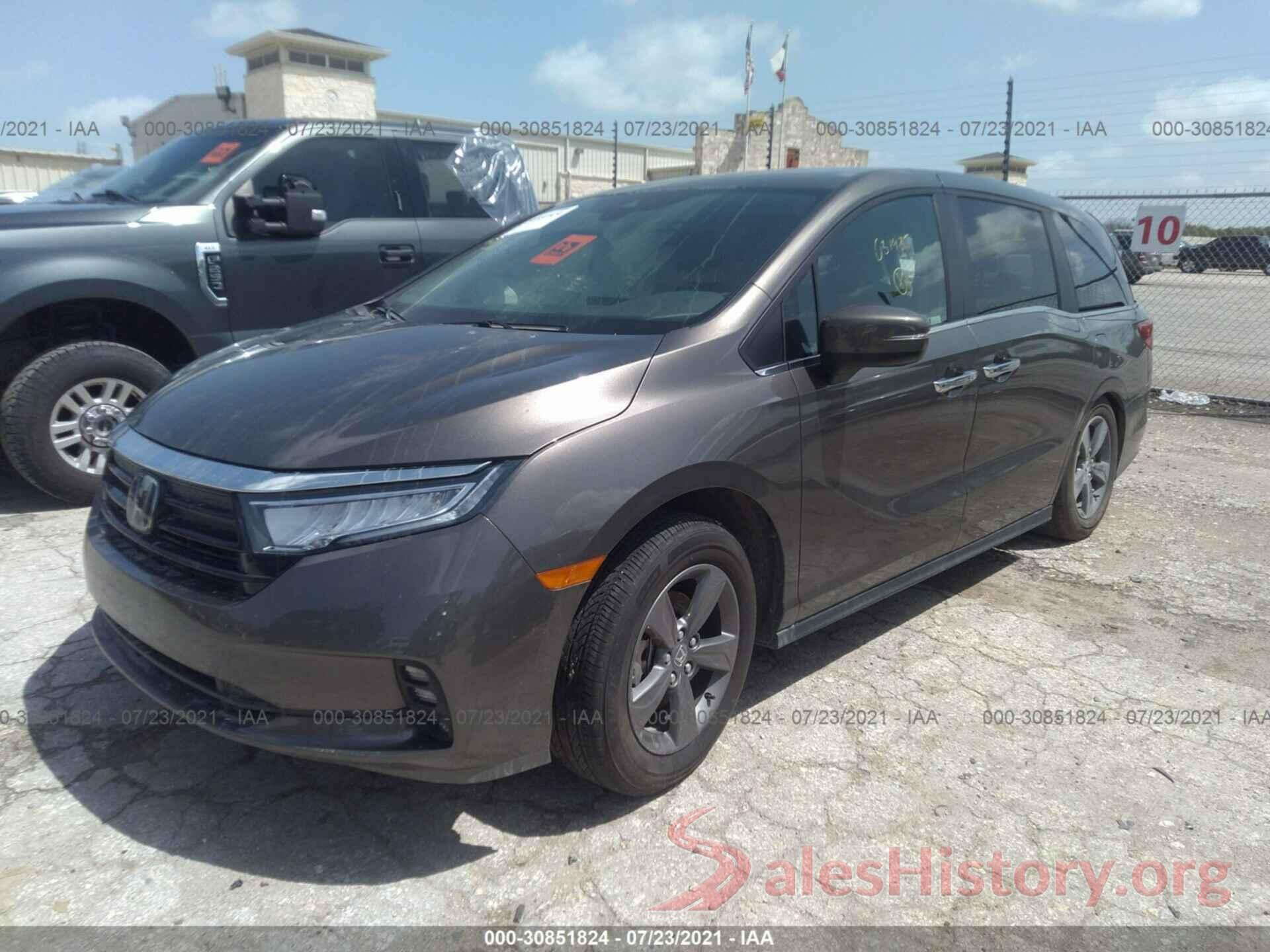 5FNRL6H59MB031935 2021 HONDA ODYSSEY