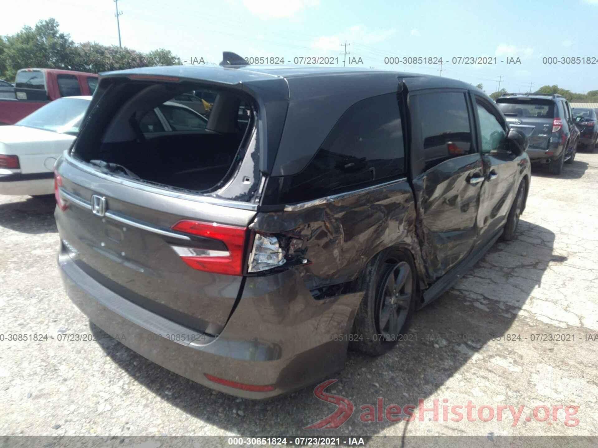 5FNRL6H59MB031935 2021 HONDA ODYSSEY