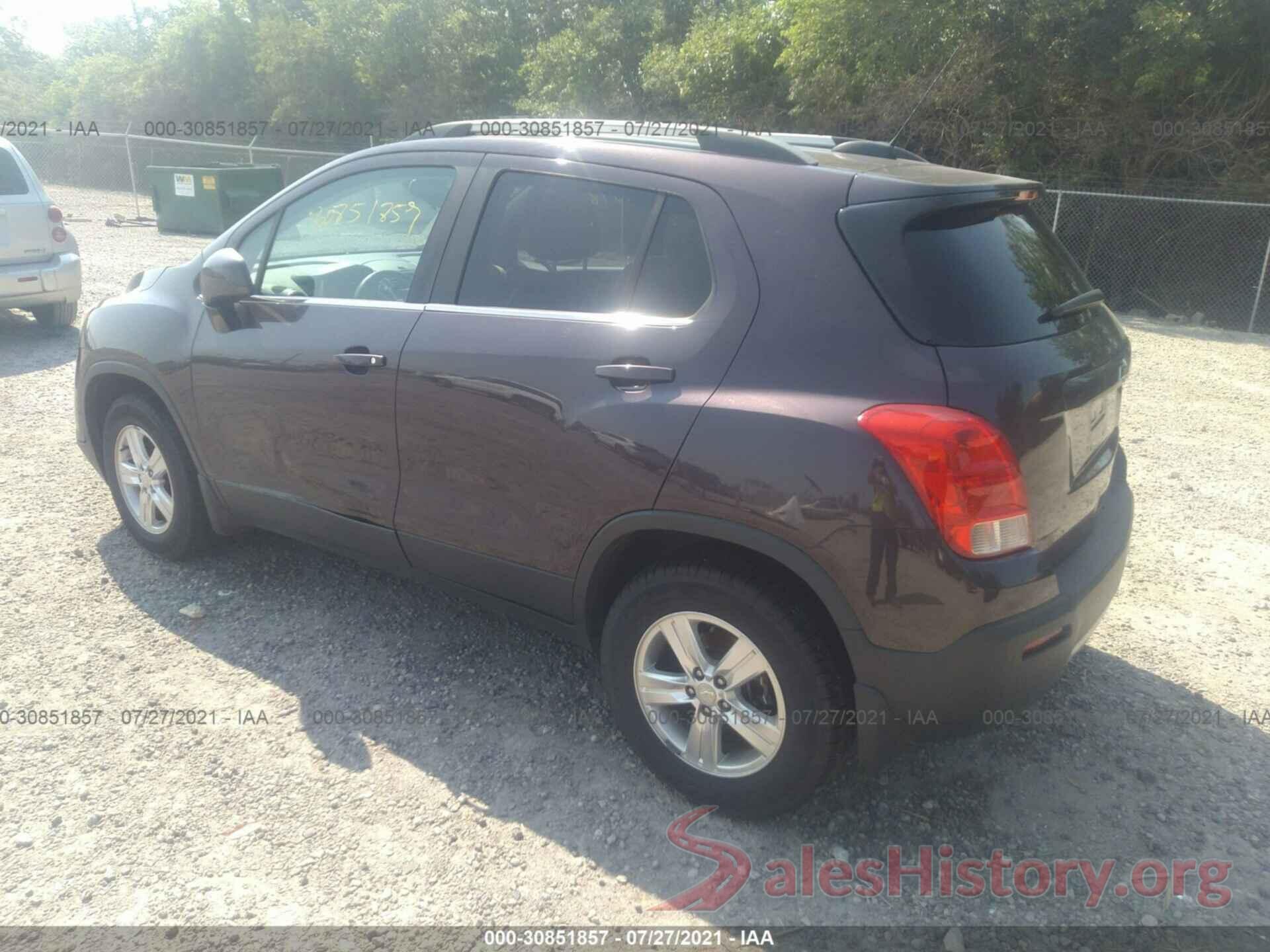 3GNCJPSB8GL121624 2016 CHEVROLET TRAX