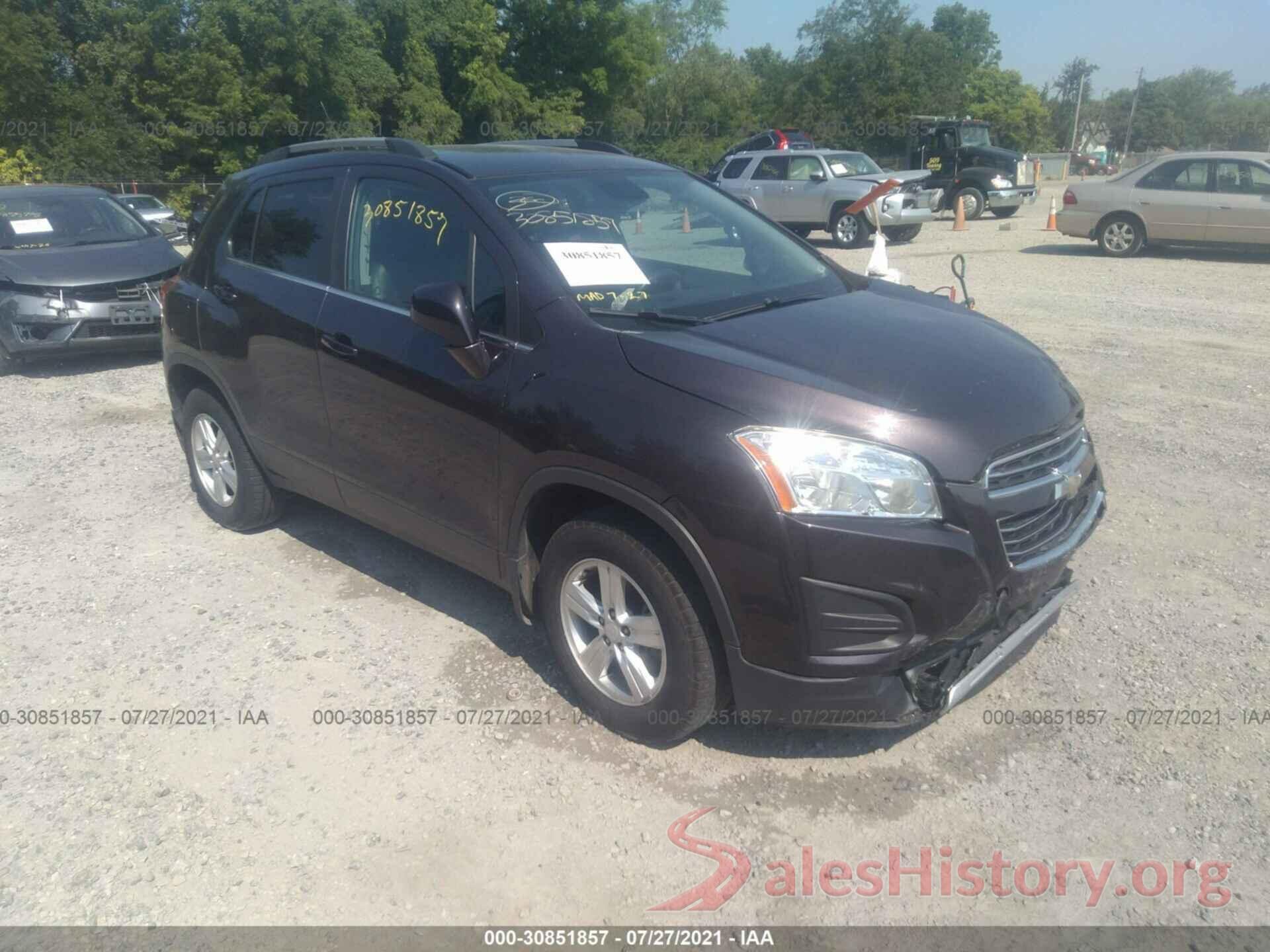 3GNCJPSB8GL121624 2016 CHEVROLET TRAX