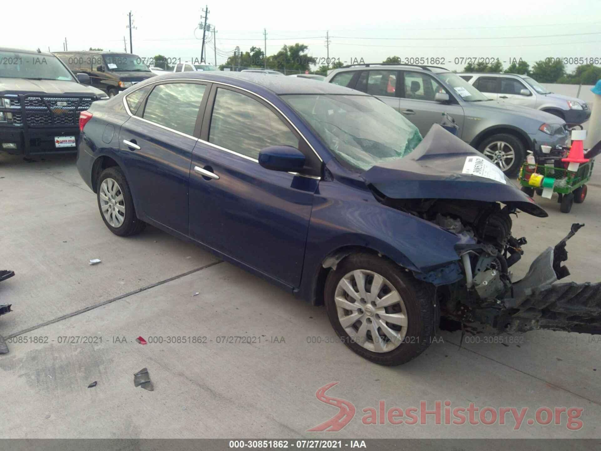 3N1AB7AP0GY222477 2016 NISSAN SENTRA