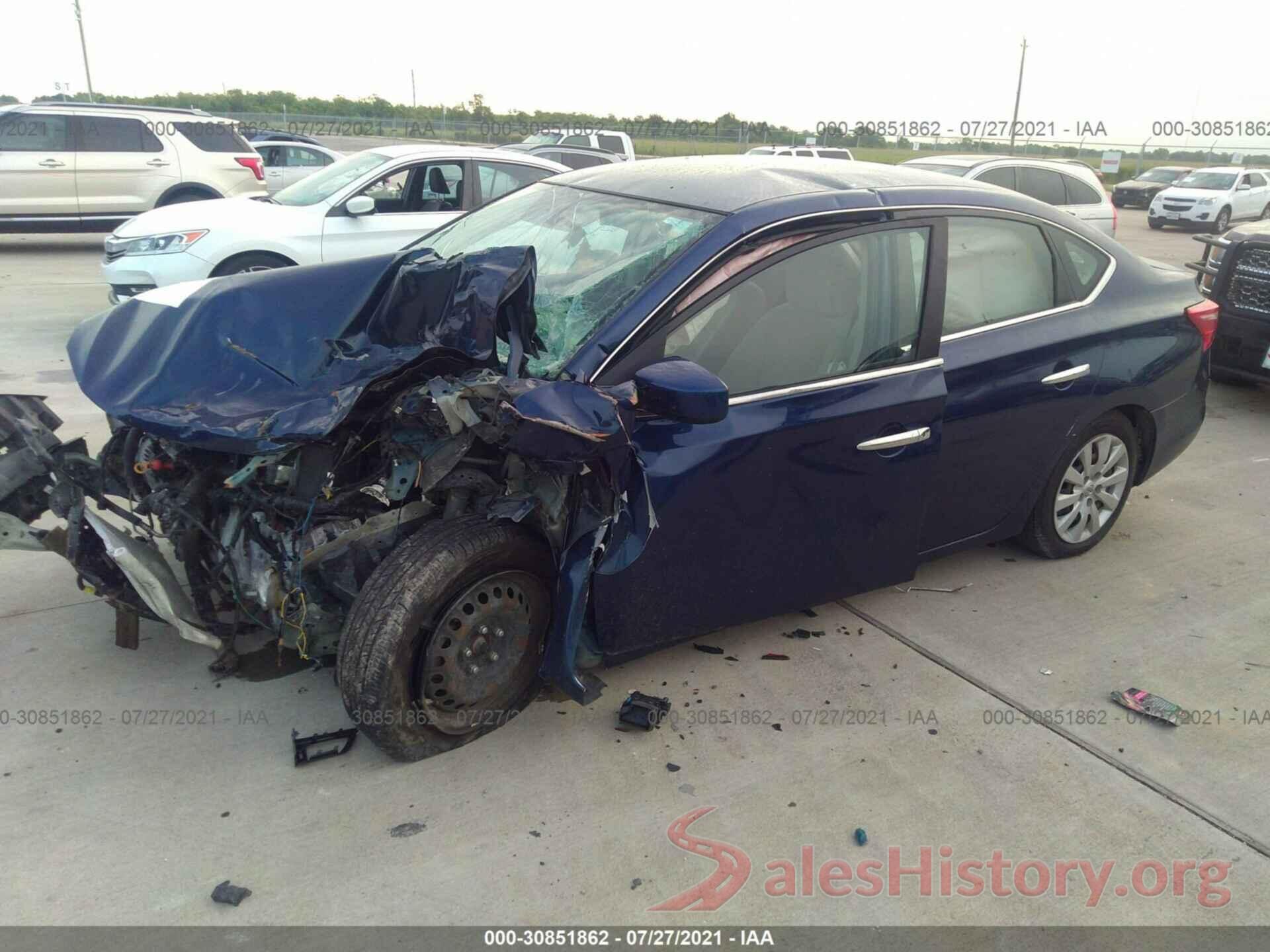 3N1AB7AP0GY222477 2016 NISSAN SENTRA