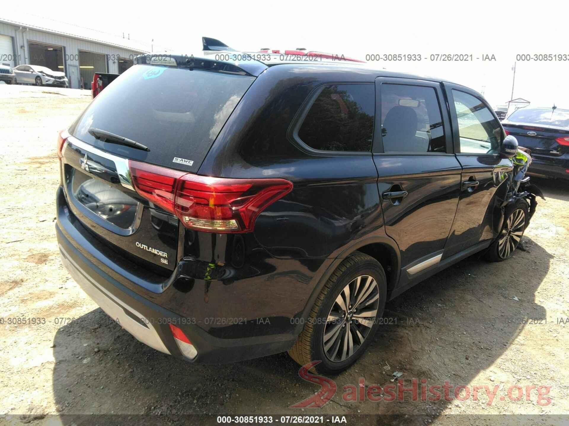 JA4AZ3A3XKZ044911 2019 MITSUBISHI OUTLANDER