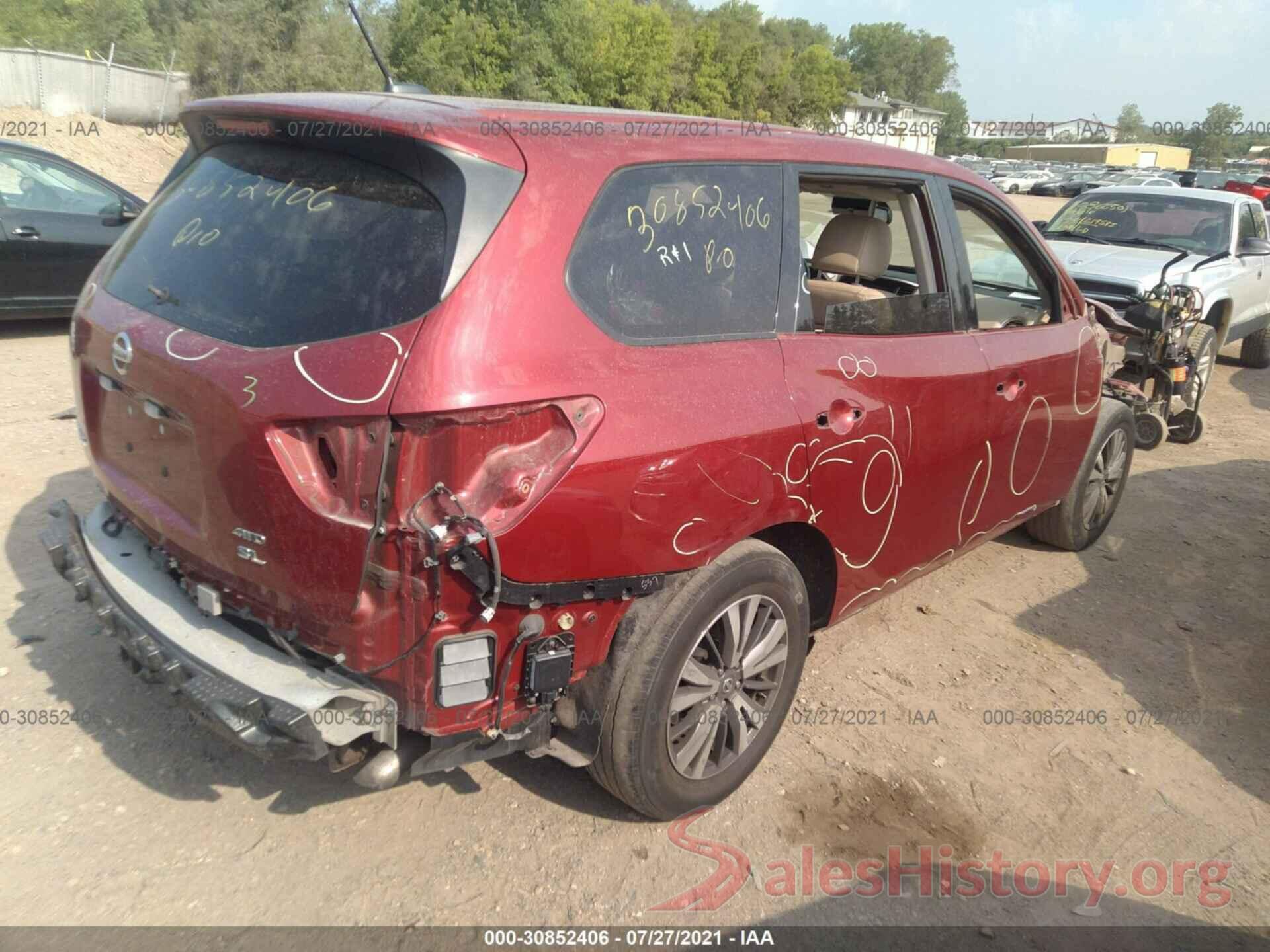 5N1DR2MM3HC645294 2017 NISSAN PATHFINDER