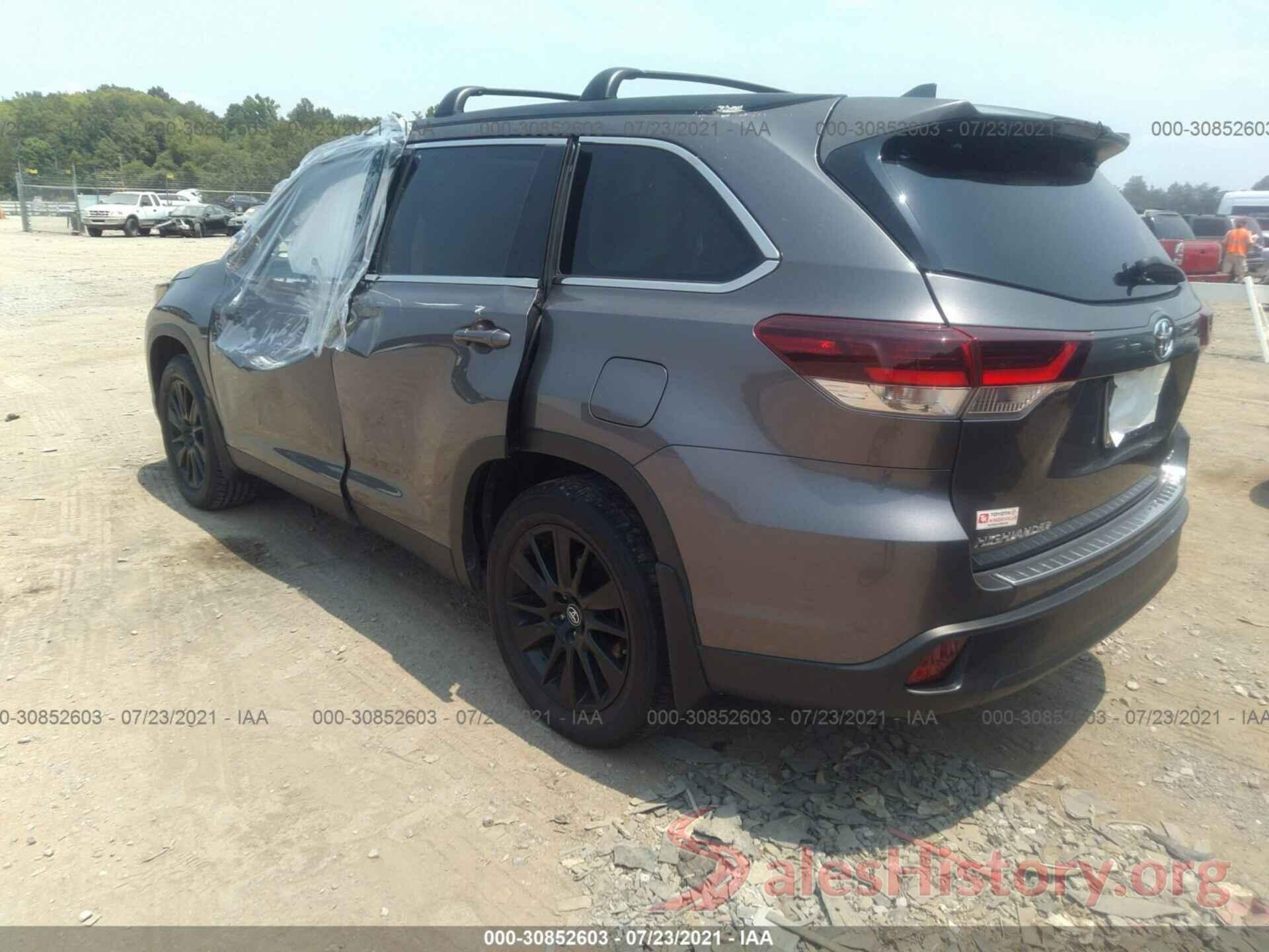 5TDJZRFH4KS606669 2019 TOYOTA HIGHLANDER