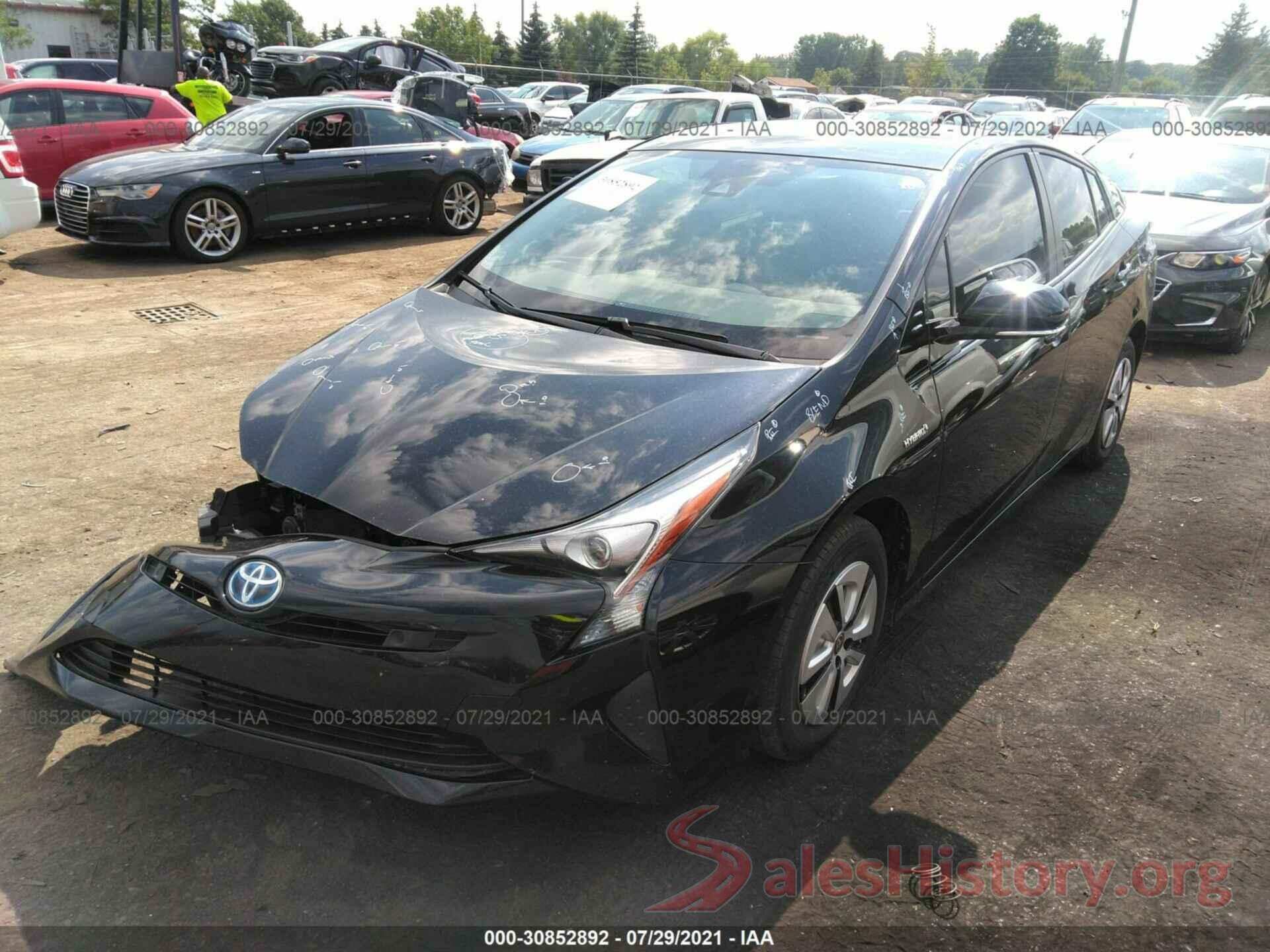 JTDKARFU2J3059524 2018 TOYOTA PRIUS