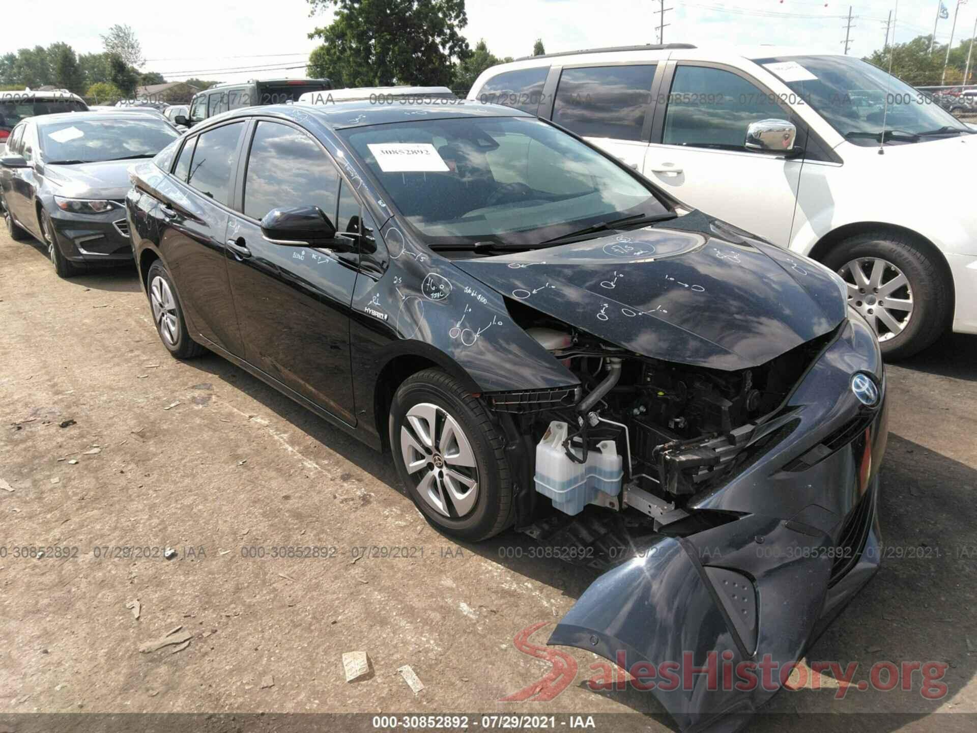 JTDKARFU2J3059524 2018 TOYOTA PRIUS