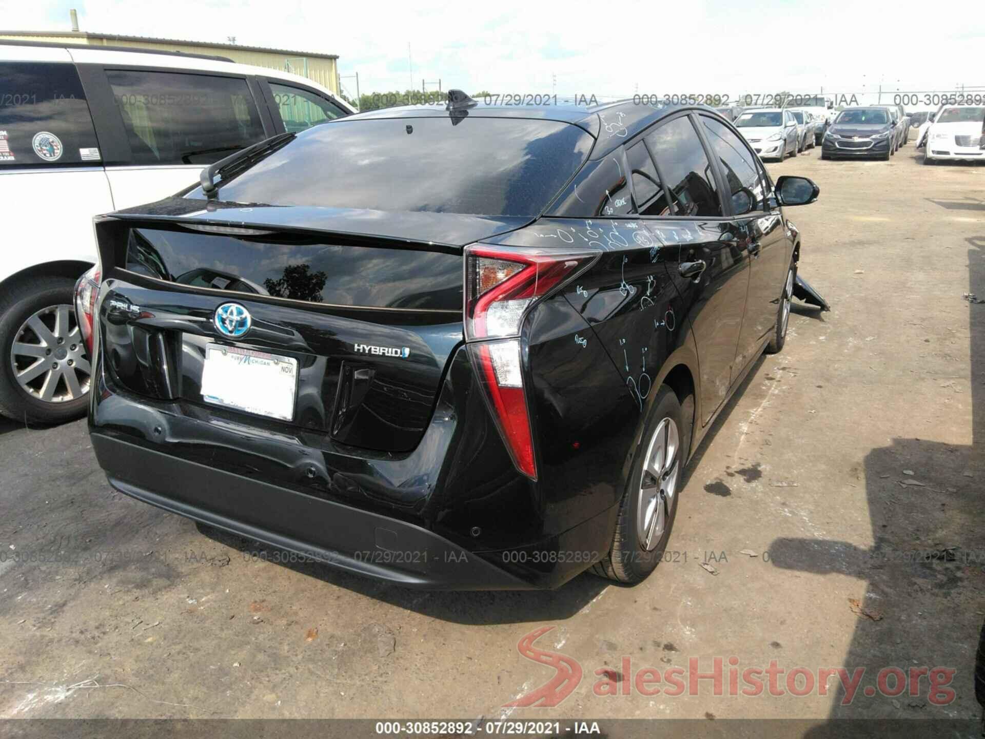 JTDKARFU2J3059524 2018 TOYOTA PRIUS